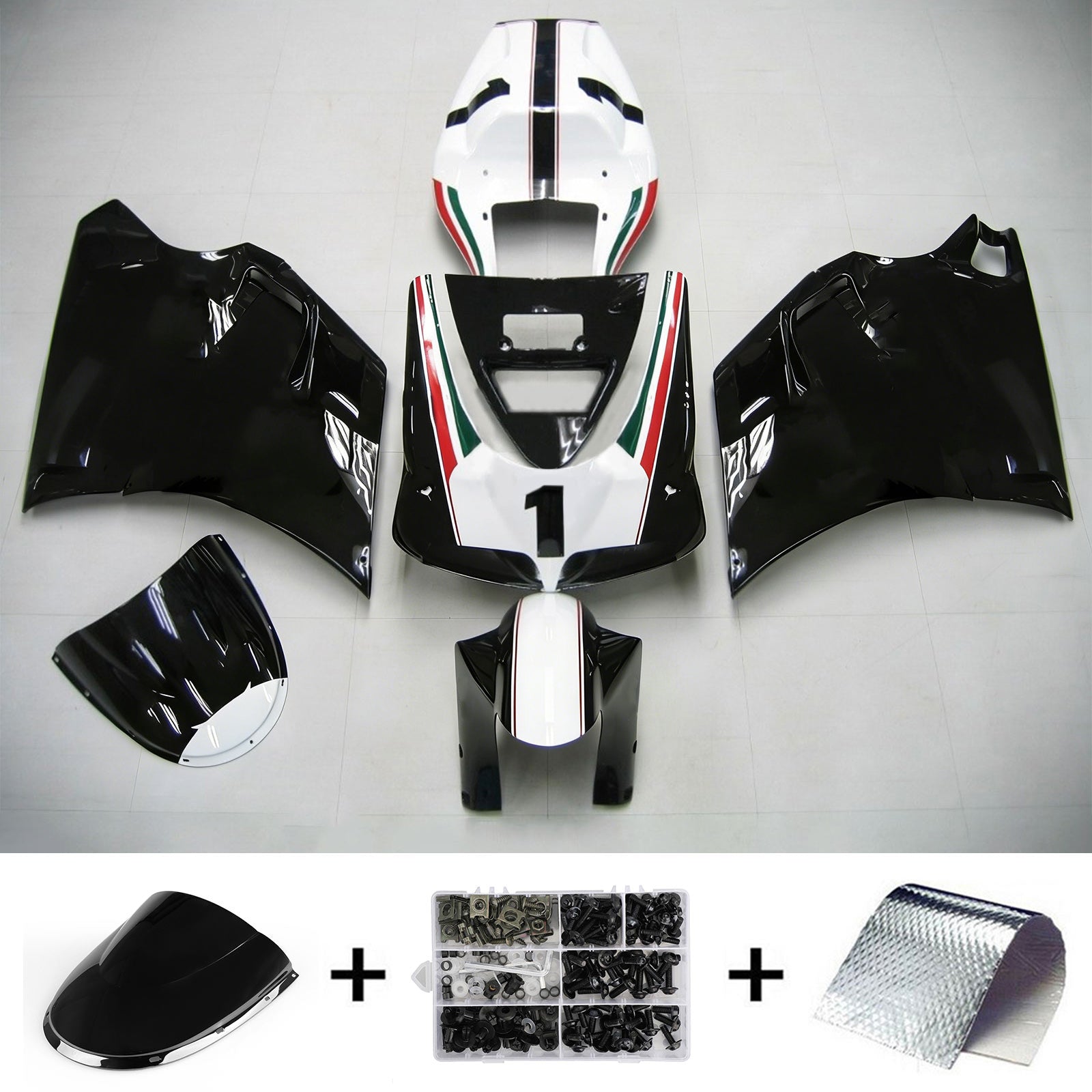 Ducati 996 748 1996-2002 Fairing Kit Bodywork ABS