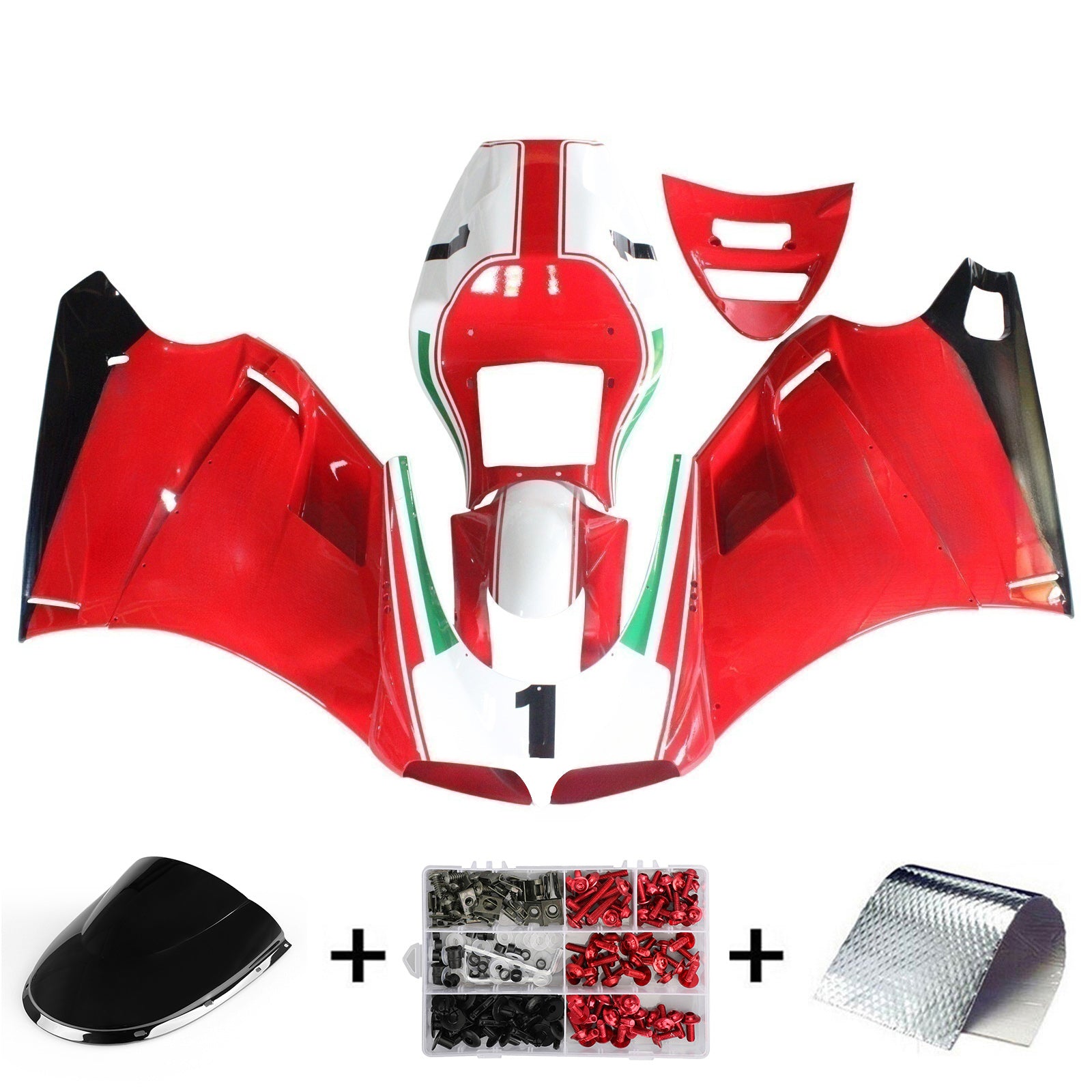 Fairing Kit Bodywork Injection fit For Ducati 748/916/996/998 1996-2002
