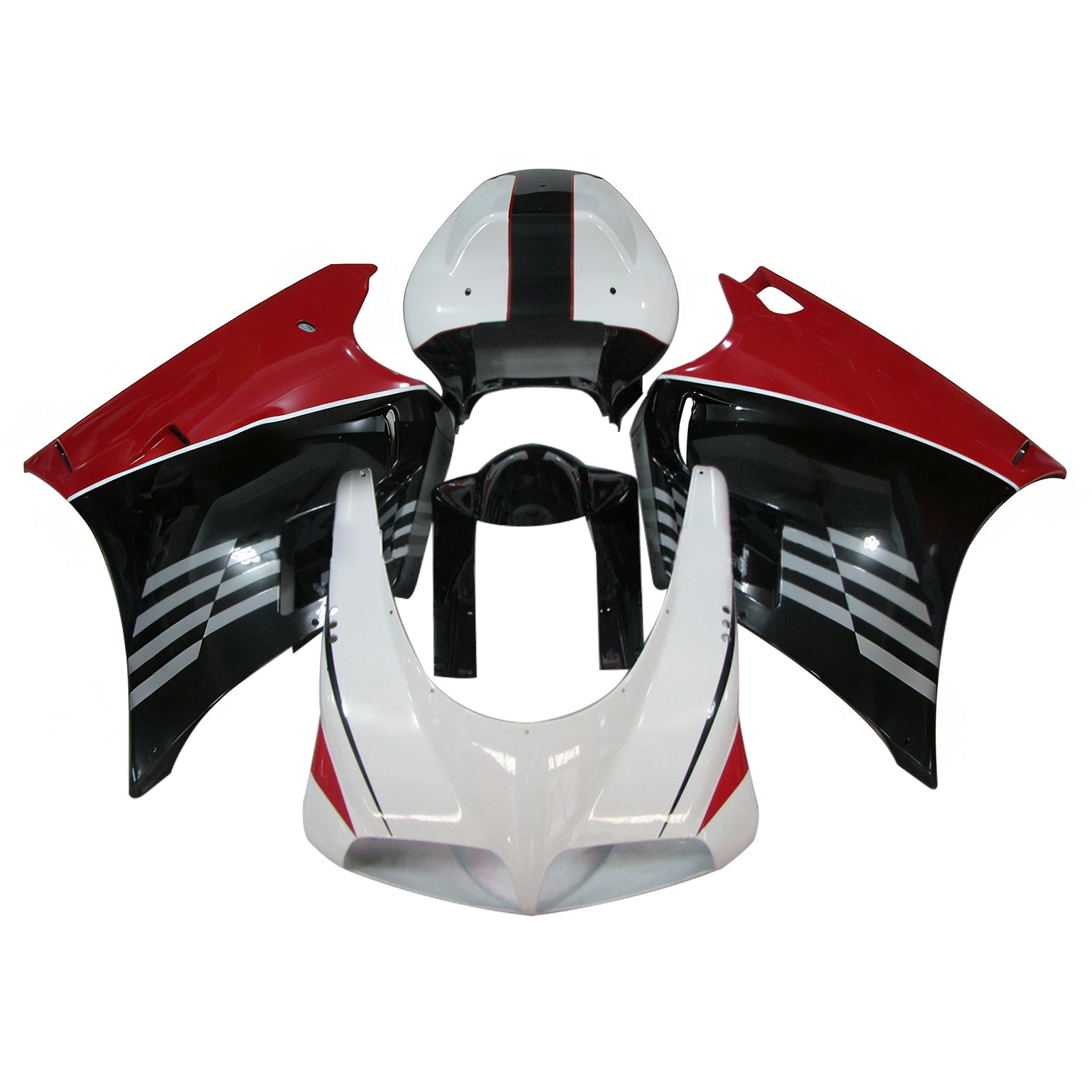 Amotopart Ducati 996 748 1996-2002 Fairing Kit Bodywork ABS