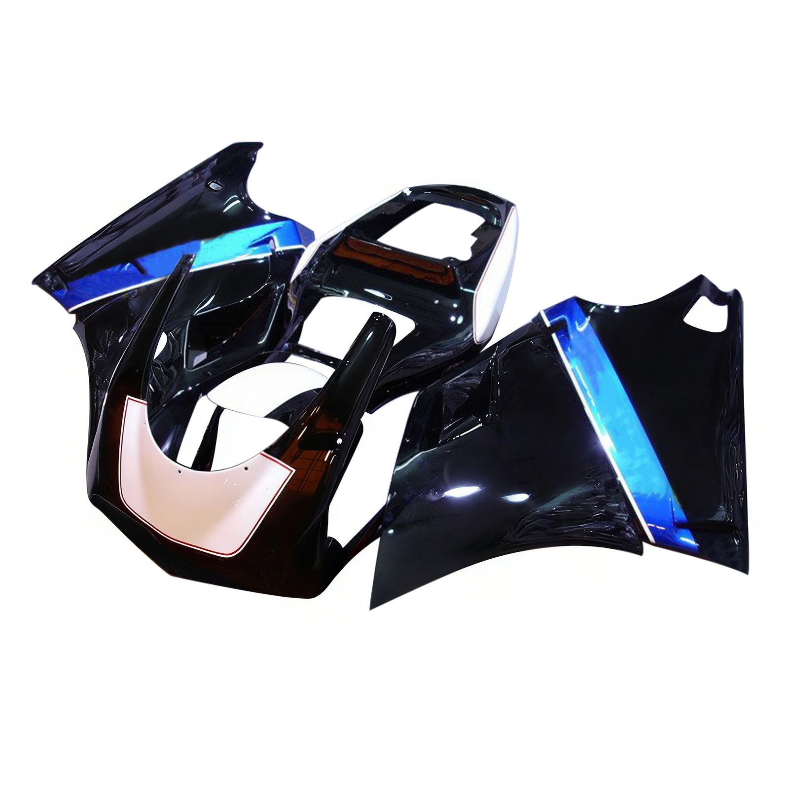 Amotopart Ducati 996 748 1996-2002 Fairing Kit Bodywork ABS