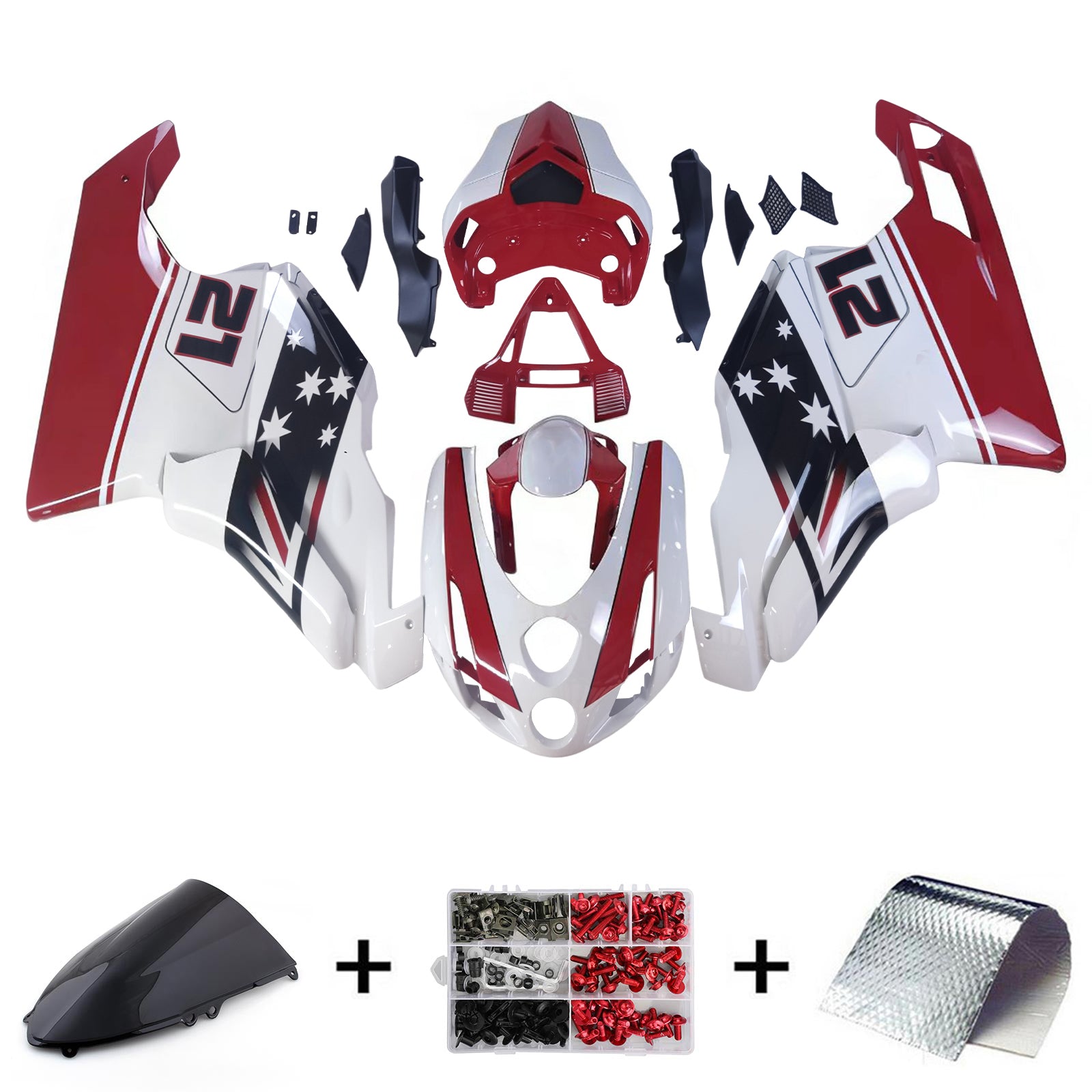 Ducati 999 749 2003 2004 Fairing Kit Bodywork ABS