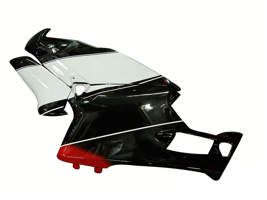 Fairings for 2005-2006 Ducati 999 White & Black Xerox Generic
