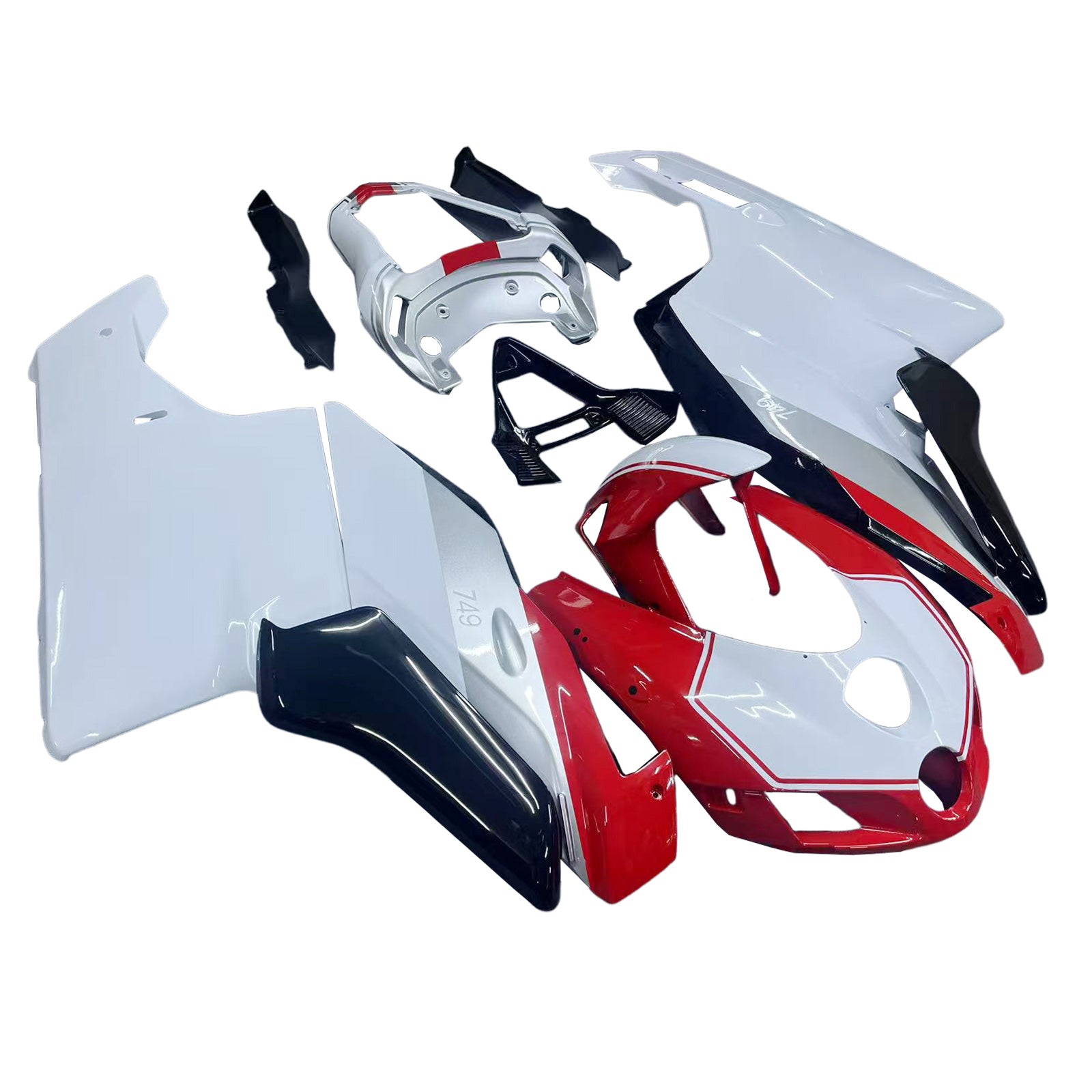 Kit de carenado Carrocería ABS apto para Ducati 999 749 2005 2006 Genérico