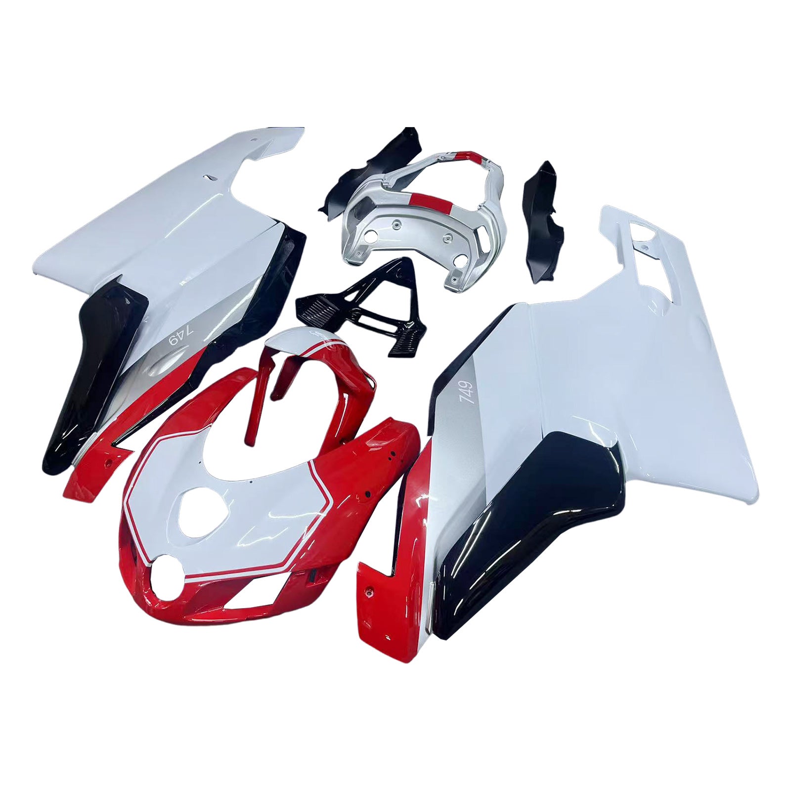 Kit de carenado Carrocería ABS apto para Ducati 999 749 2005 2006 Genérico
