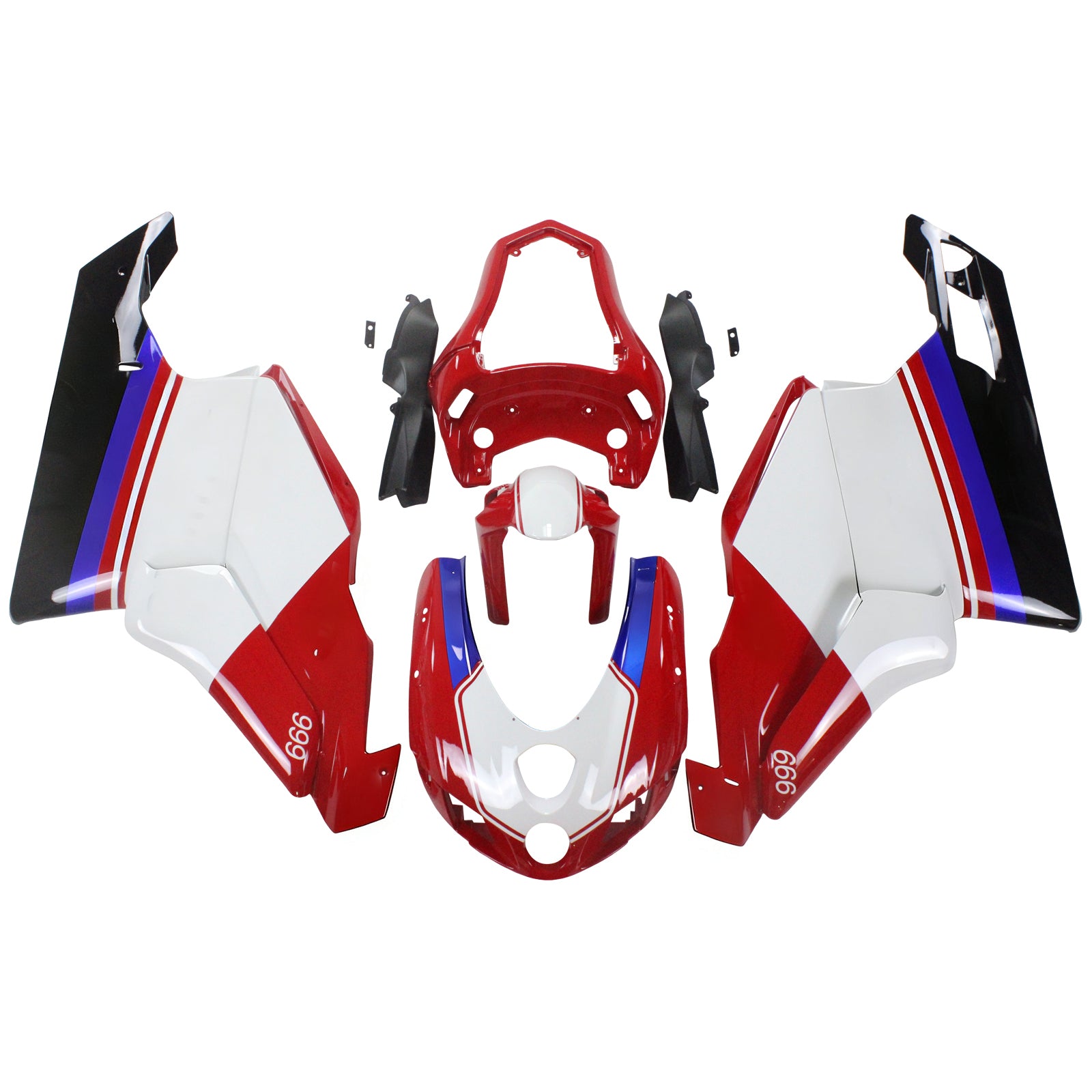 Ducati 999 749 2005 2006 Fairing Kit Bodywork ABS