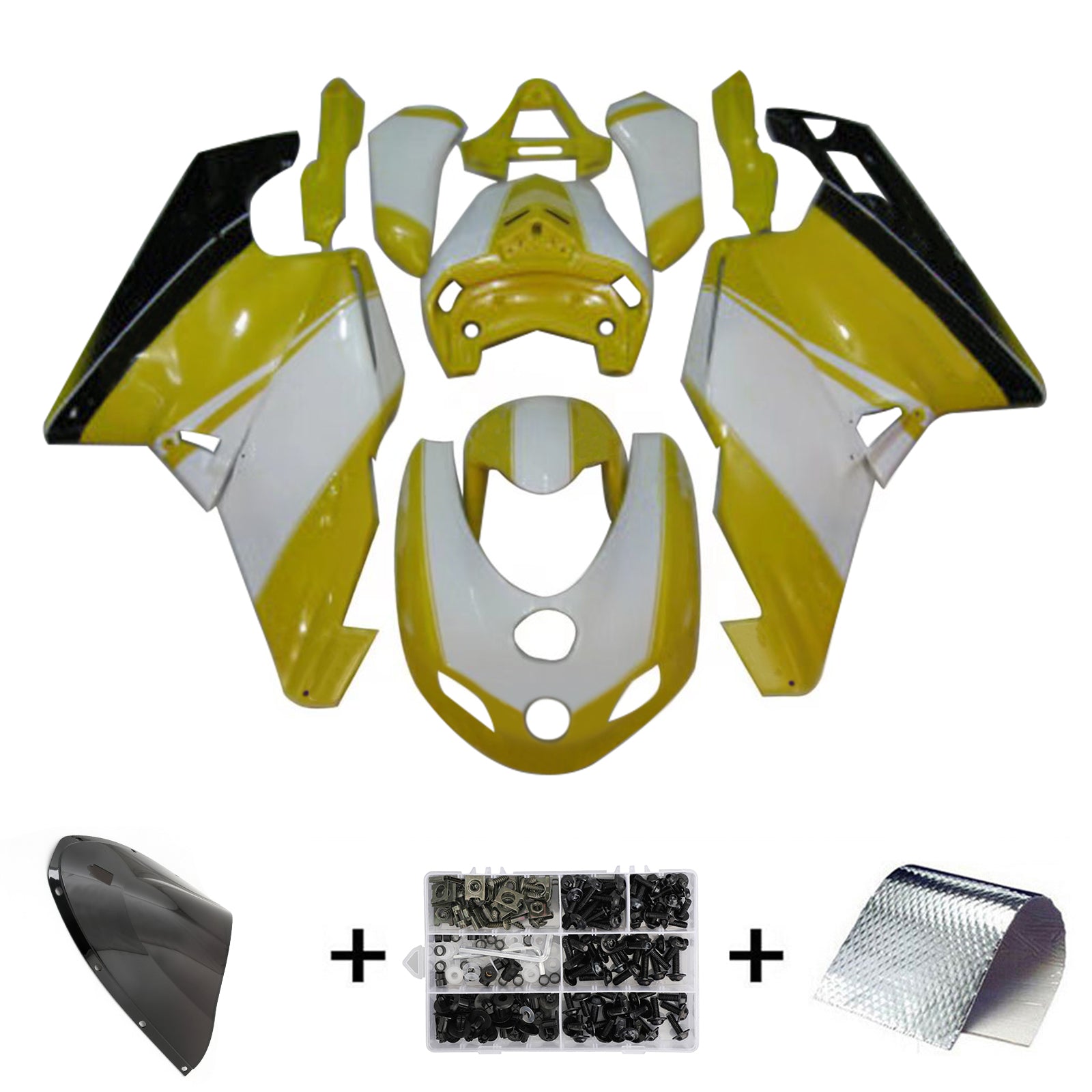 Amotopart Ducati 999 749 2005 2006 Fairing Kit Bodywork ABS