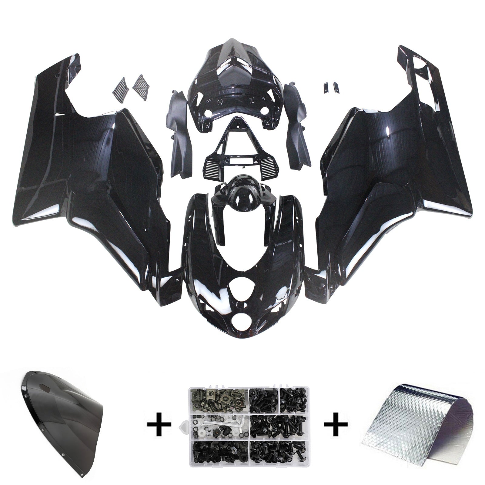 Amotopart Ducati 999 749 2005 2006 Fairing Kit Bodywork ABS