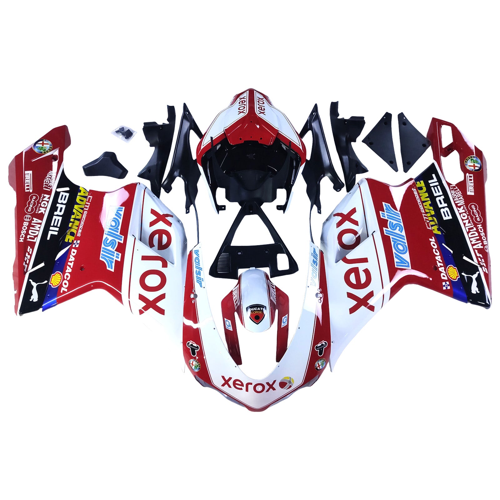 Ducati 1098/1198/848 (2007-2012) Bodywork Fairing ABS Injection Mold 17 Color Generic