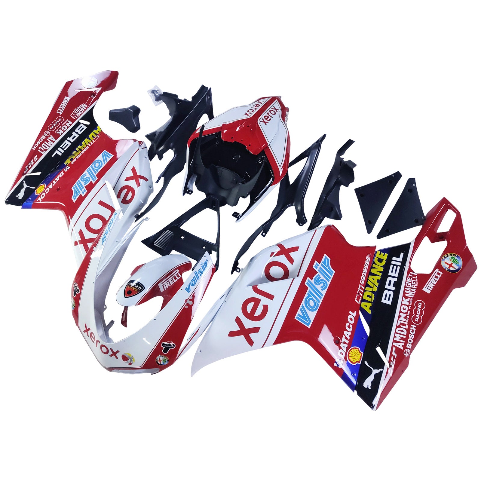 Ducati 1098/1198/848 (2007-2012) Bodywork Fairing ABS Injection Mold 17 Color Generic