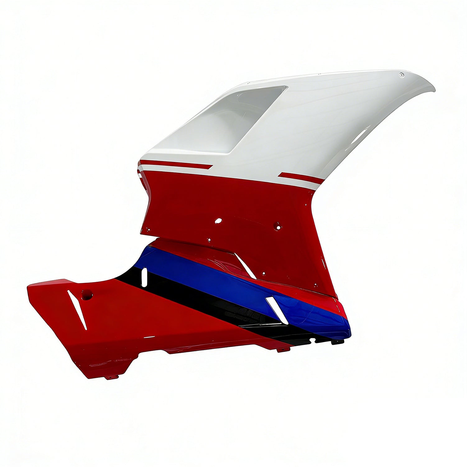 2007-2012 Ducati 1098 1198 848 화이트 & 레드 제록스 제네릭 페어링