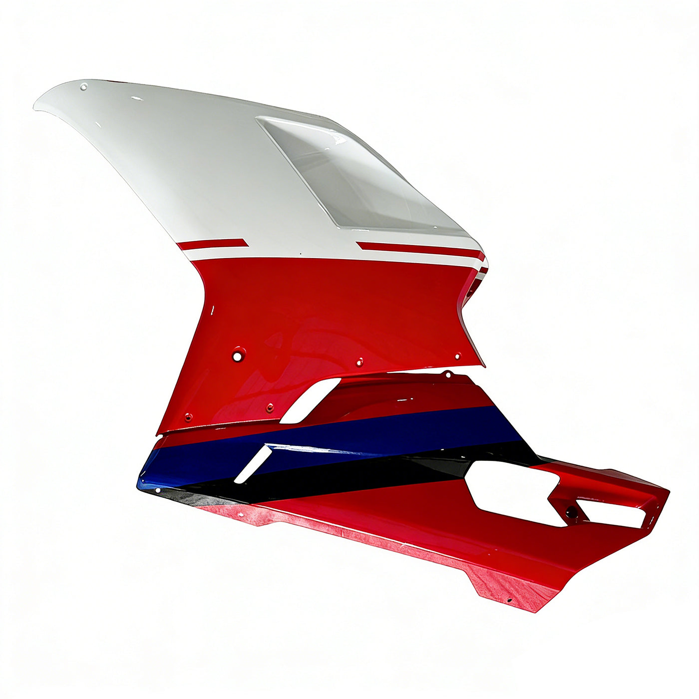 2007-2012 Ducati 1098 1198 848 화이트 & 레드 제록스 제네릭 페어링