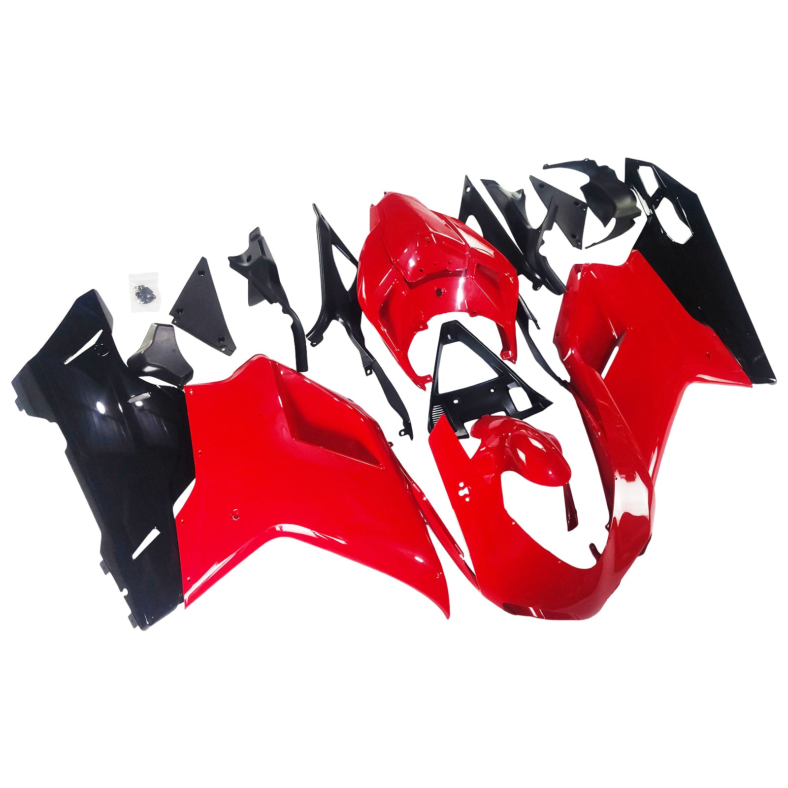 Fairings for 2007-2012 Ducati 1098 1198 848 Red & Black Generic