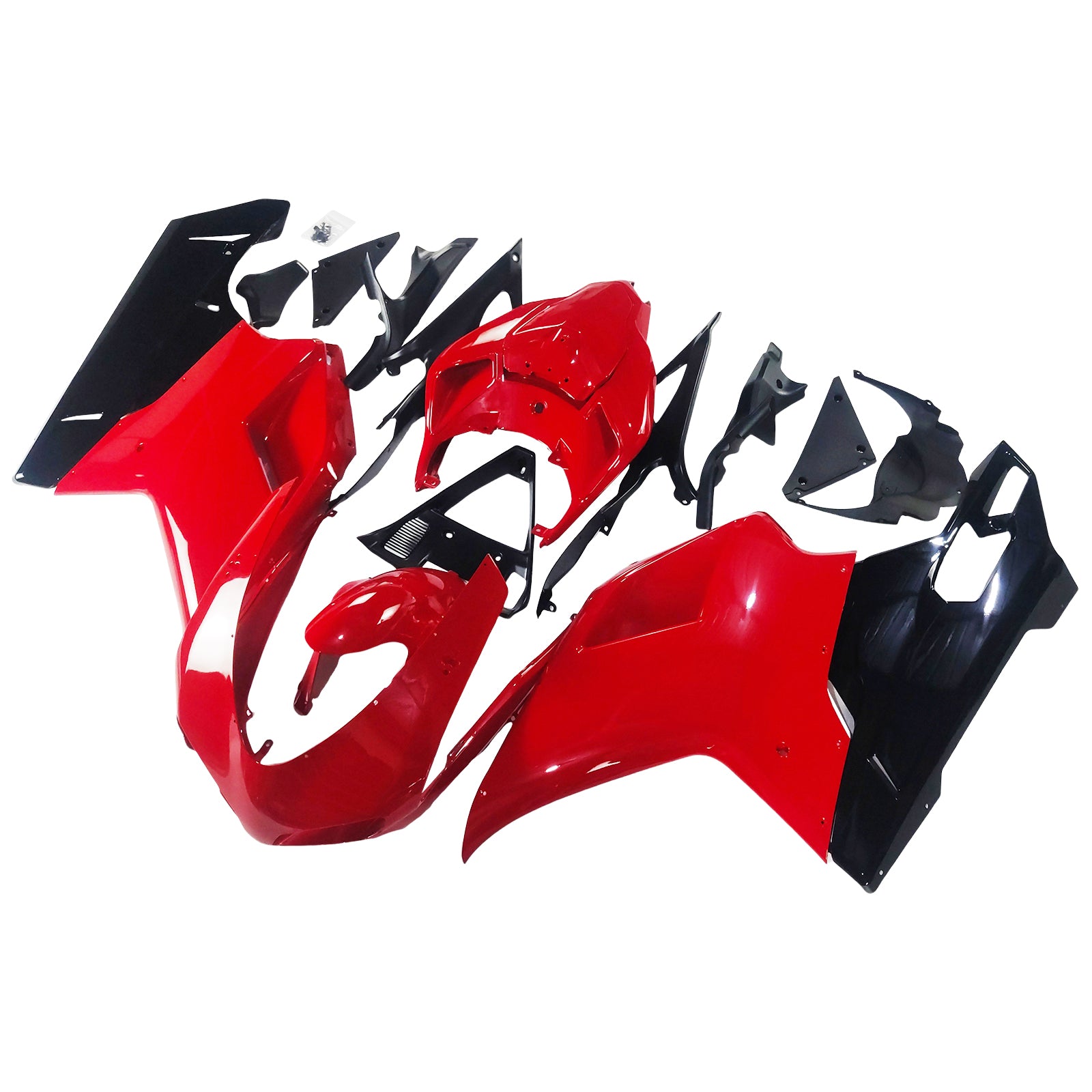 Fairings for 2007-2012 Ducati 1098 1198 848 Red & Black Generic