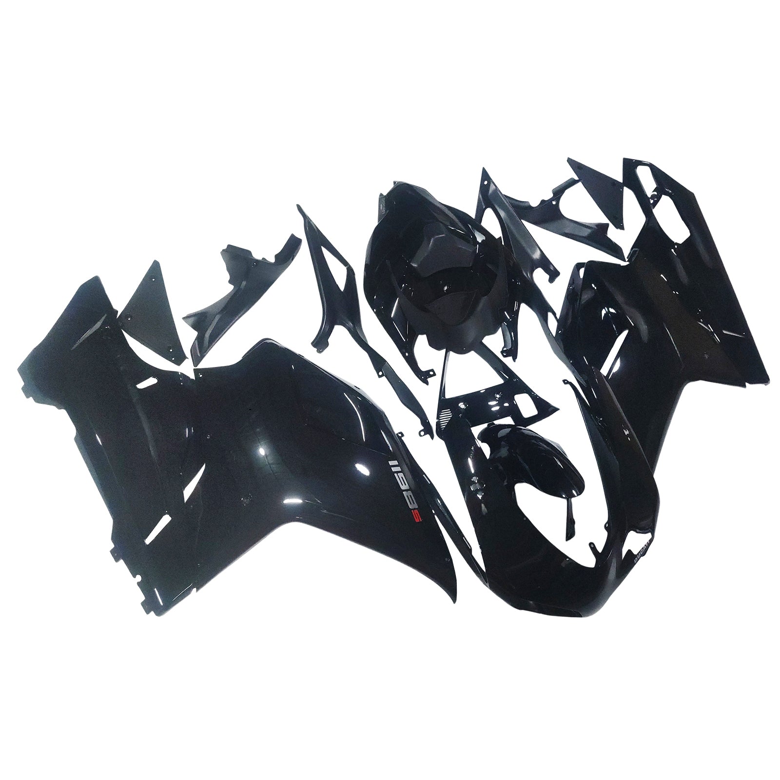 Fairings for 2007-2012 Ducati 1098 1198 848 Black 1198 Generic