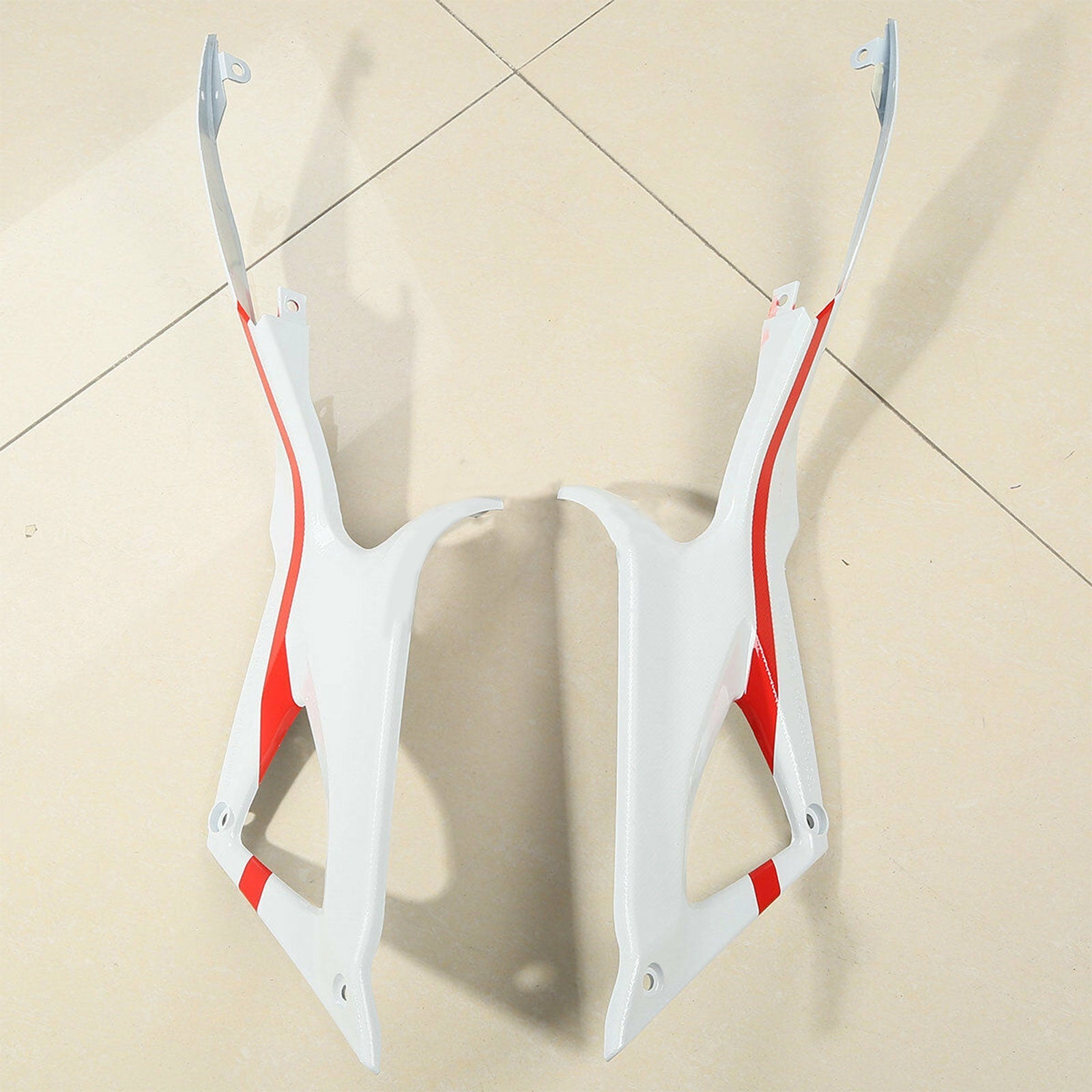 Kit de carrocería de carenado para DUCATI 1098 848 1198 2007-2012 2008 2009 Rojo Blanco Genérico