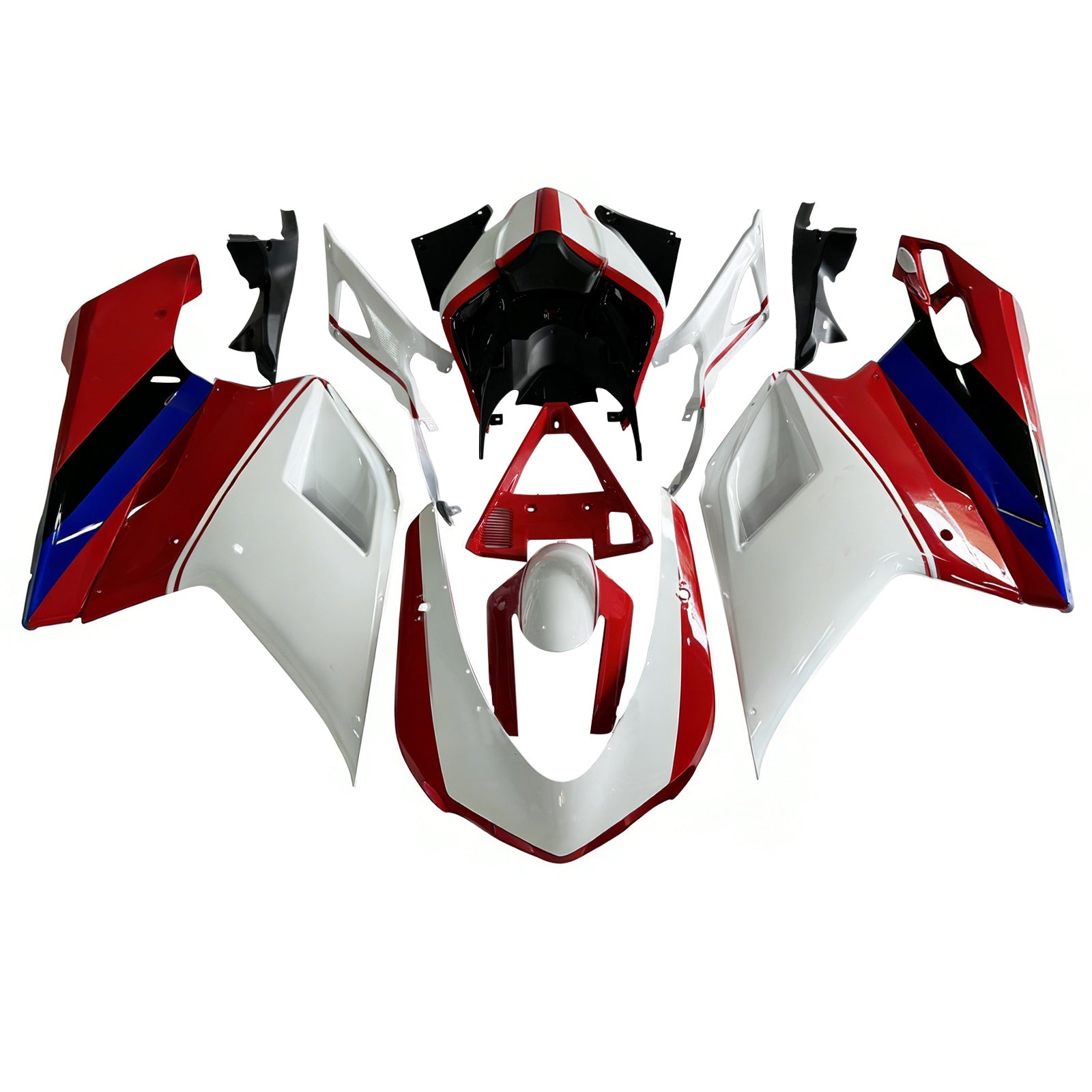 Fairing Kit Bodywork ABS fit For Ducati 1098 1198 848 2007-2011 Generic