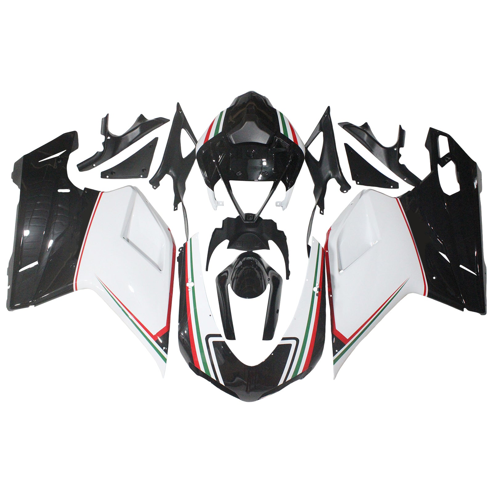 Ducati 1098 1198 848 2007-2011 Fairing Kit Bodywork ABS