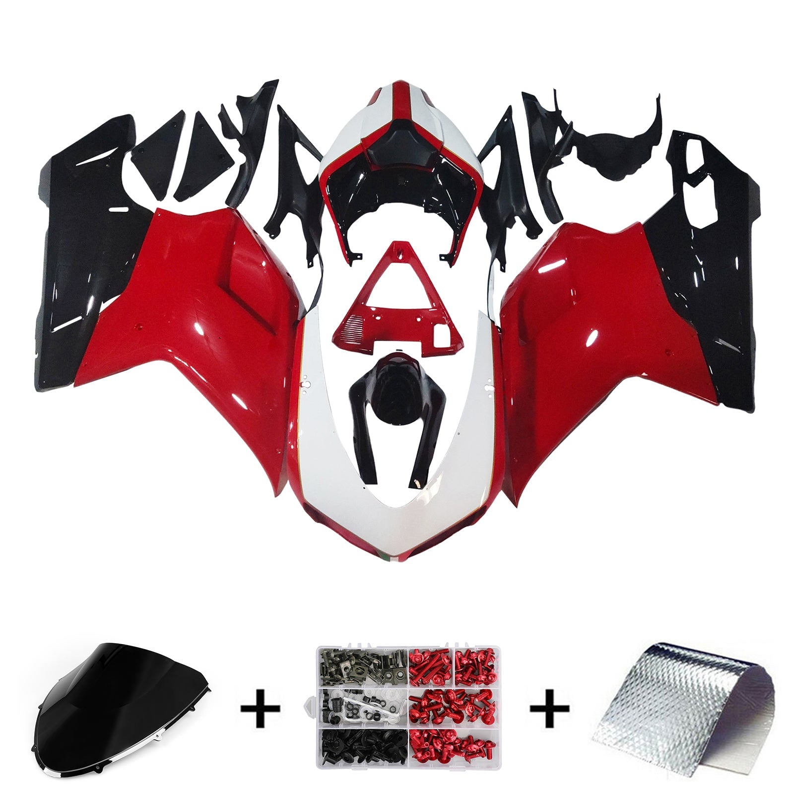 Ducati 1098 1198 848 2007-2011 Kit Carenado Carrocería ABS
