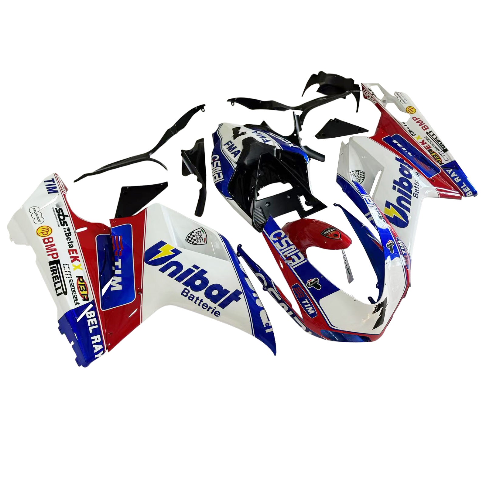 Ducati 1098 1198 848 2007-2011 Fairing Kit Bodywork ABS