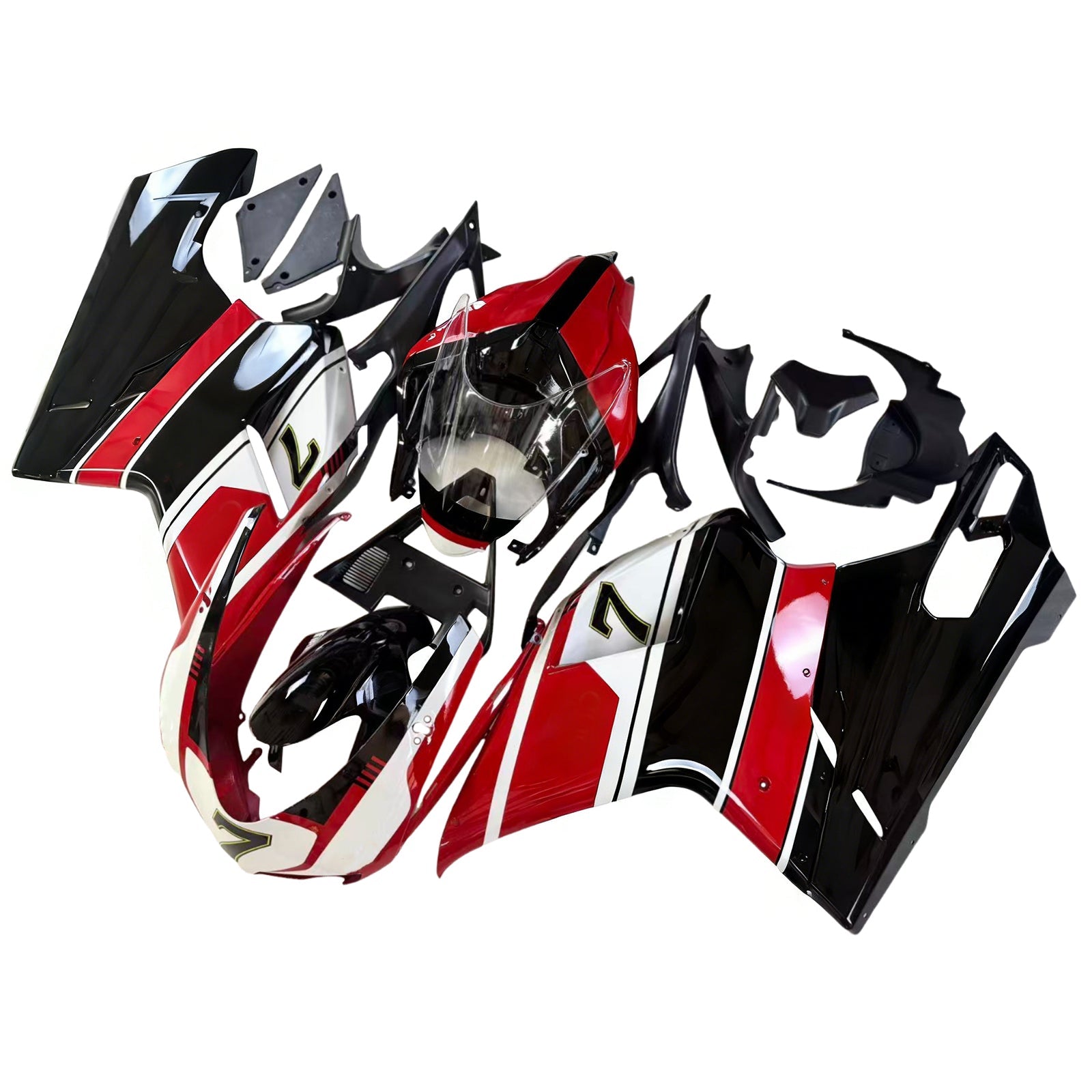 Ducati 1098 1198 848 2007-2011 Fairing Kit Bodywork ABS