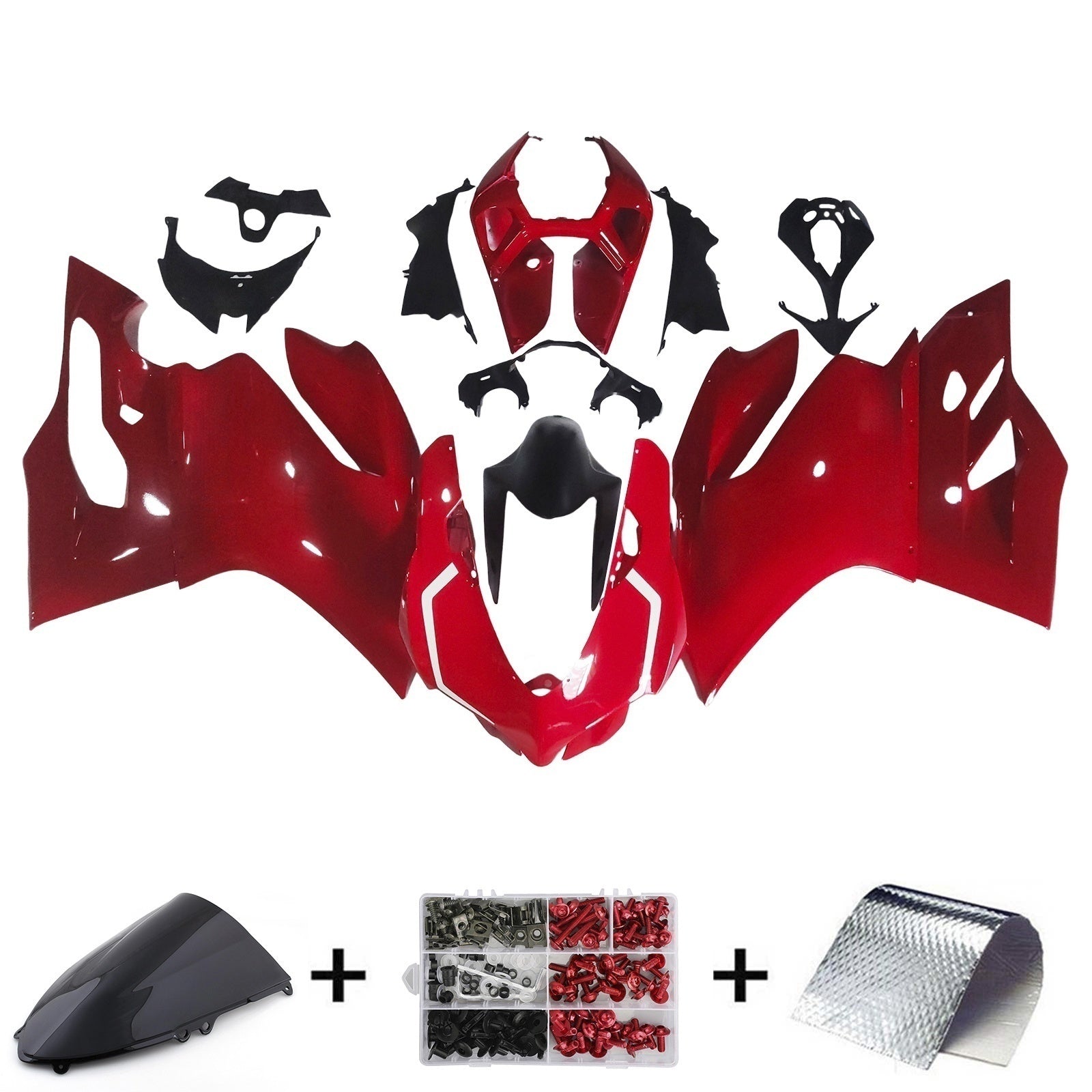 Fairings 2012-2015 Ducati 1199 Panigale Red Corse 1199 Generic