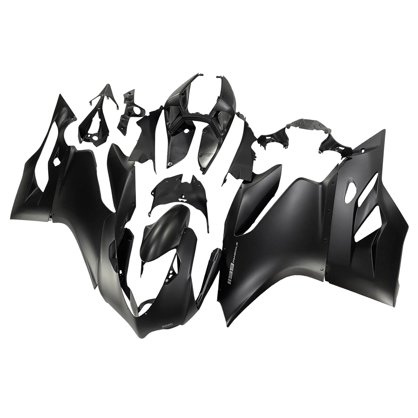 Fairings 2012-2015 Ducati 1199 Panigale Black Matte 1199 Generic