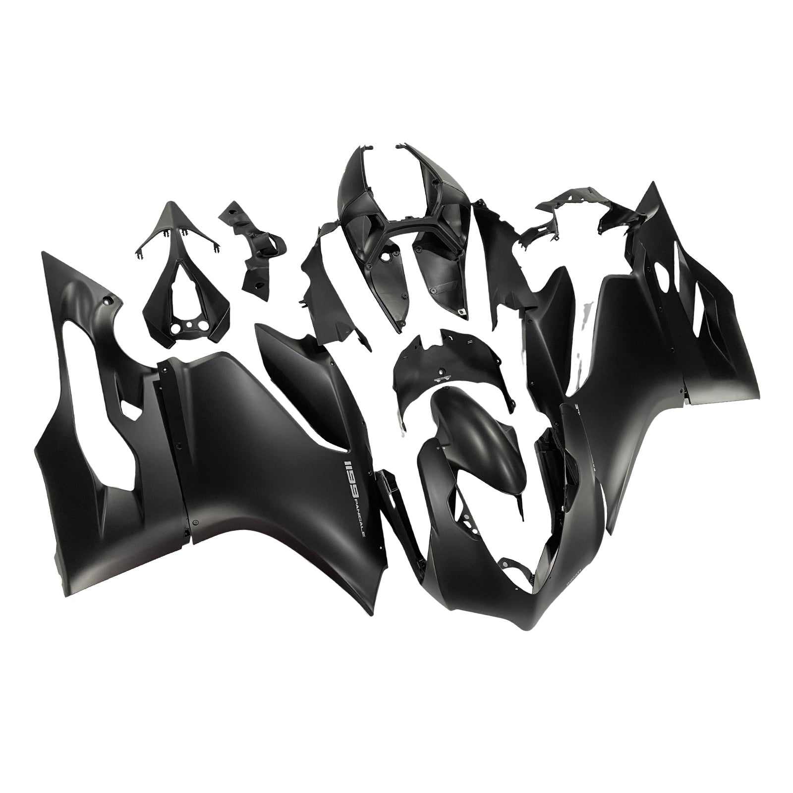 Fairings 2012-2015 Ducati 1199 Panigale Black Matte 1199 Generic