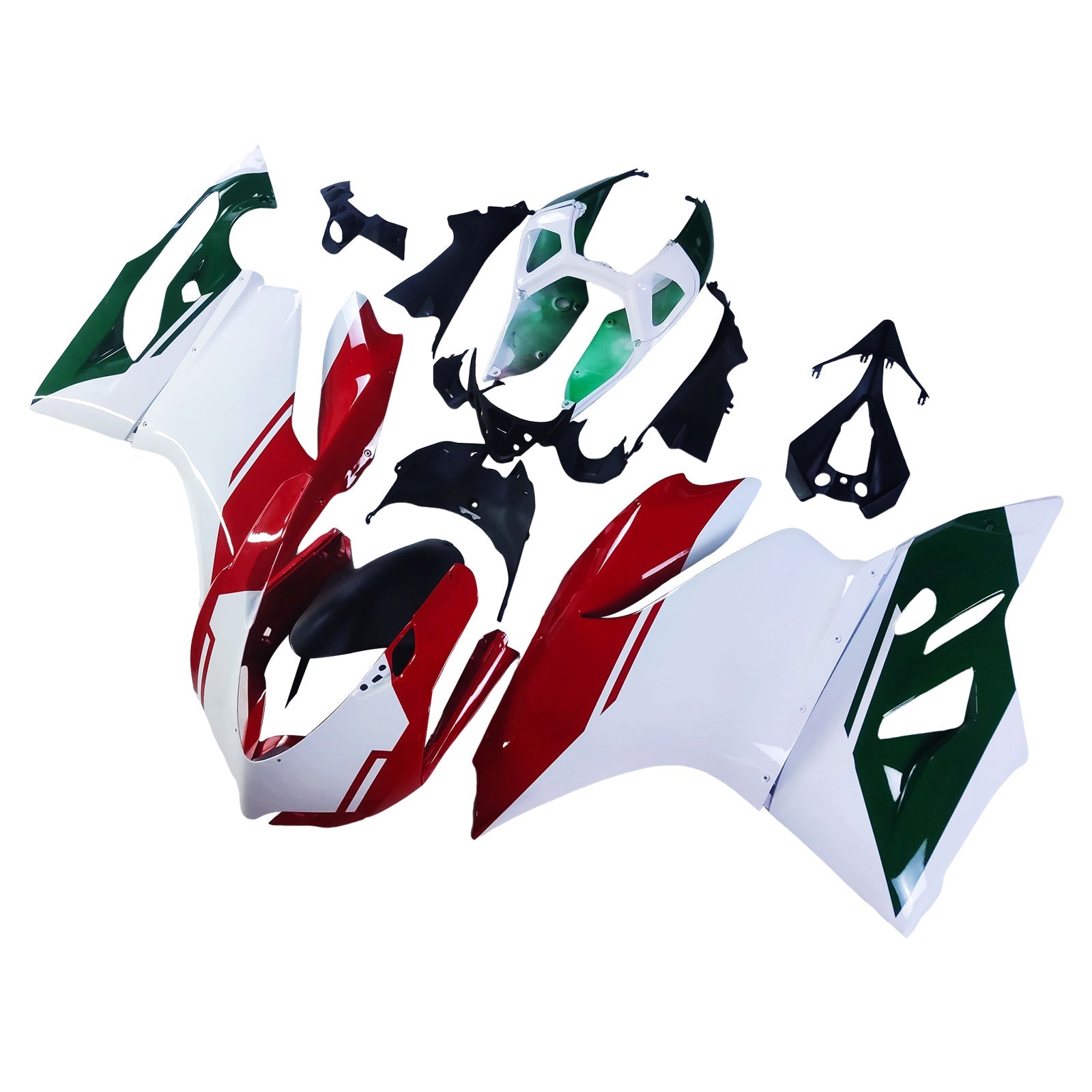 Kit de carenado Carrocería ABS apto para Ducati 1199 899 2012-2014 Genérico