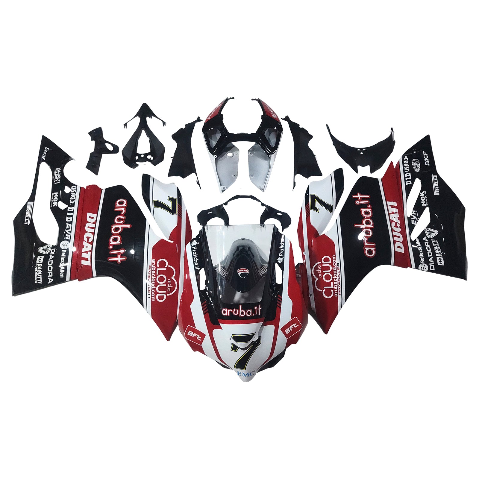 Ducati 1199 899 2012-2015 Fairing Kit Bodywork Plastic ABS
