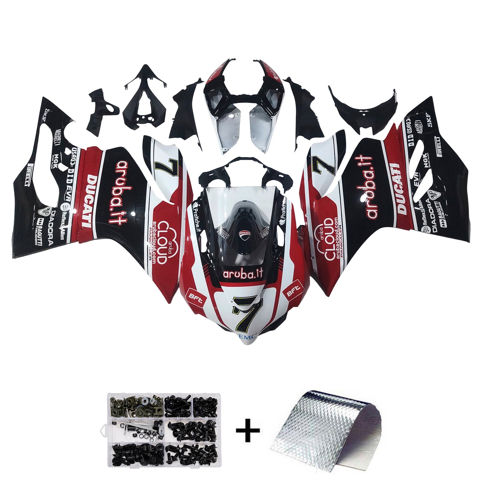 Ducati 1199 899 2012-2015 Fairing Kit Bodywork Plastic ABS