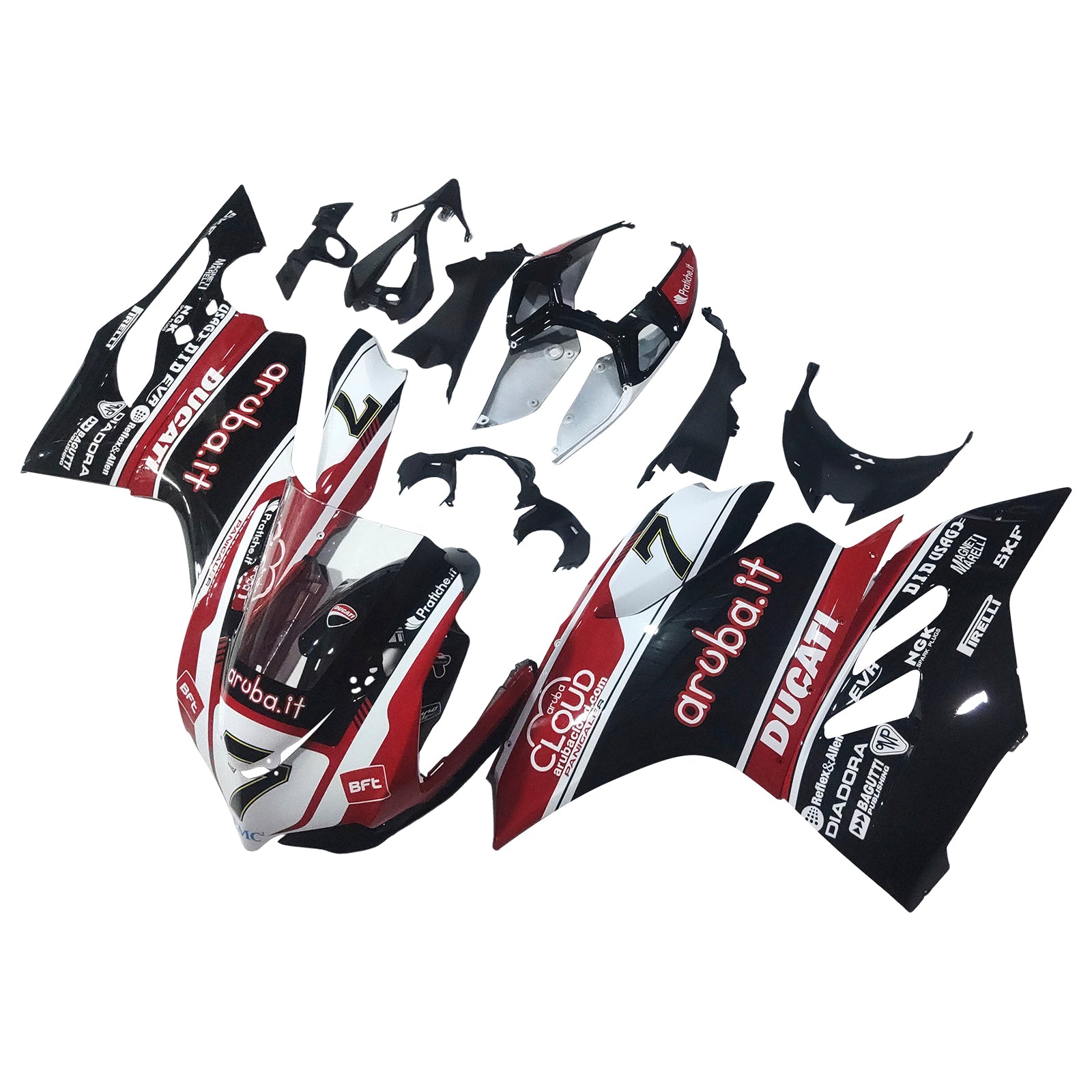 Ducati 1199 899 2012-2015 Fairing Kit Bodywork Plastic ABS