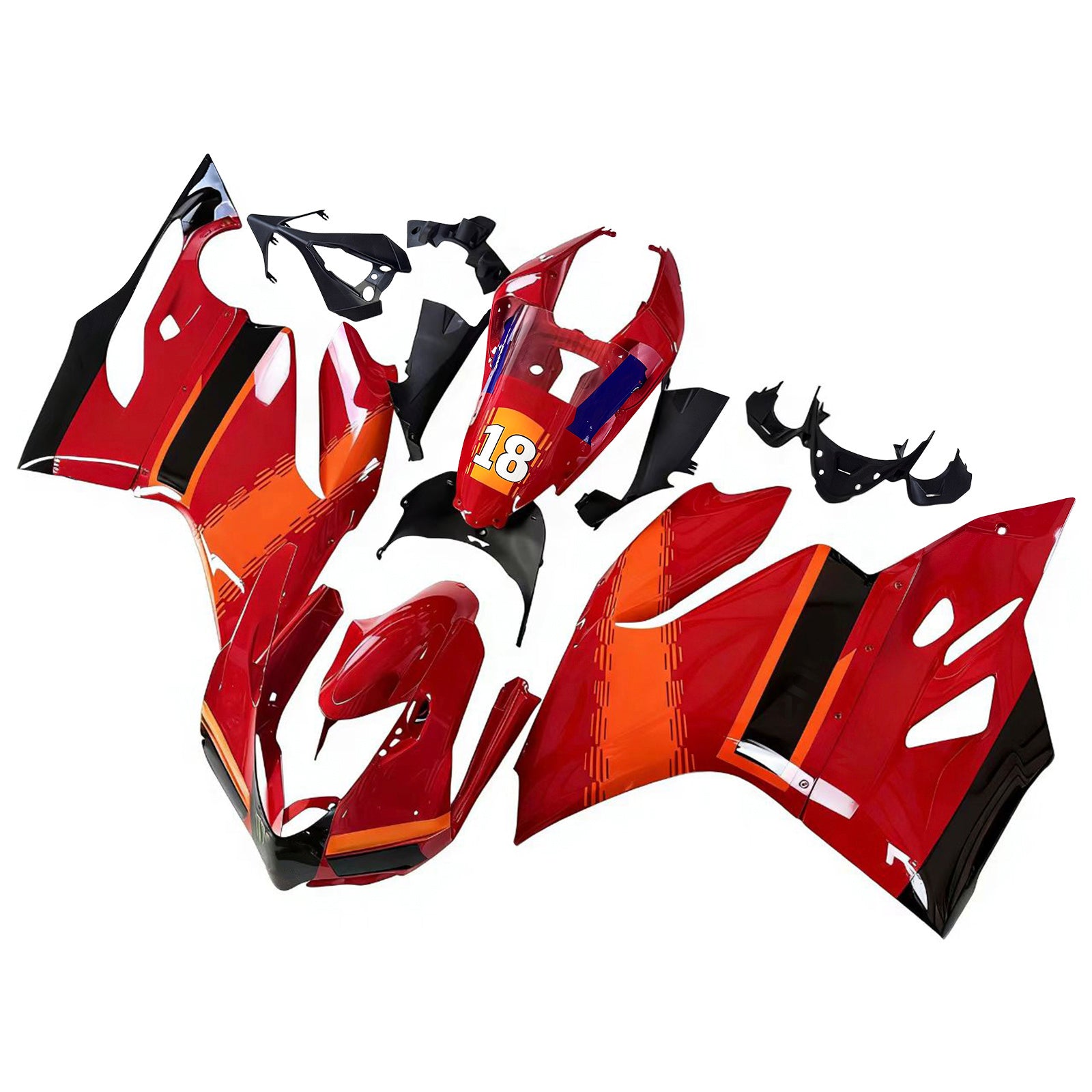 Injection Fairing Kit Bodywork Plastic ABS fit For Ducati 1199 2012-2015