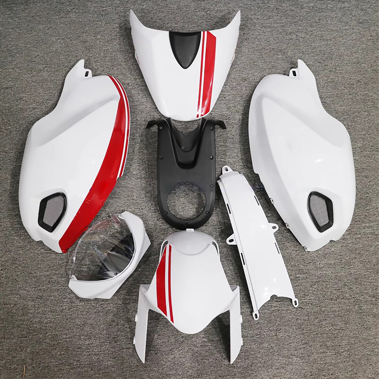Injection Fairing Kit Bodywork For Ducati Monster 696 796 1100 S EVO all years