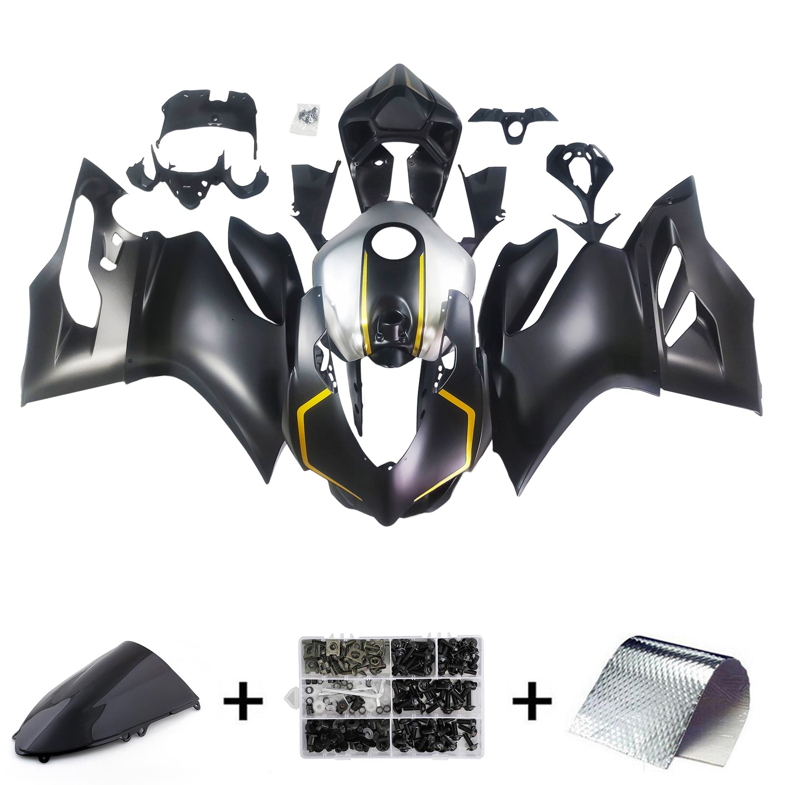 Injection Fairing Kit Bodywork Plastic ABS fit For Ducati 899 2012-2015