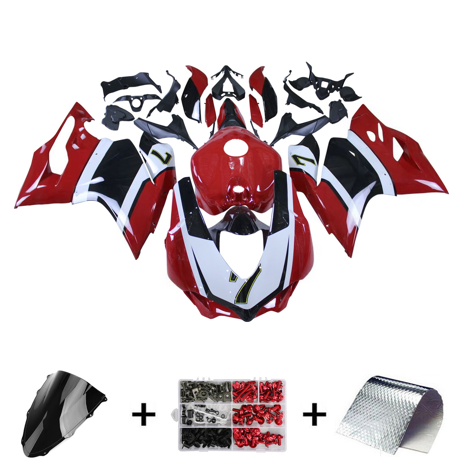 Injection Fairing Kit Bodywork Plastic ABS fit For Ducati 959 2015-2020
