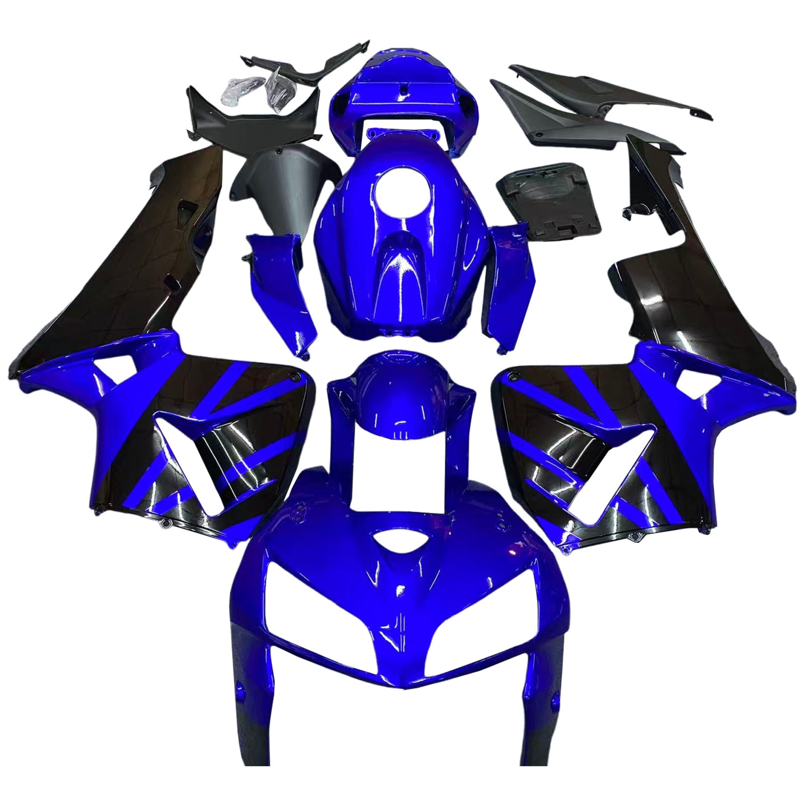 Fairing Kit Bodywork ABS Mold Injection for 2005 2006 Honda CBR600RR Blue Black