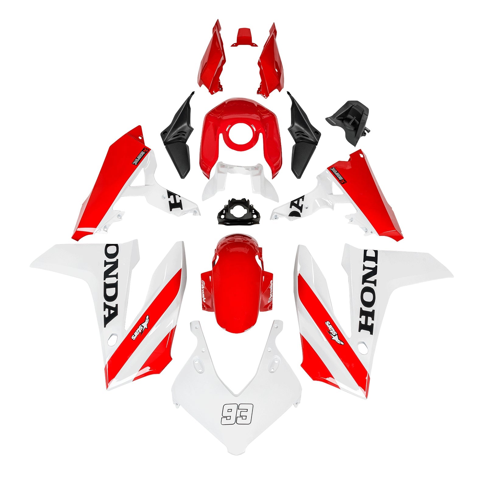 Injection ABS Plastic Bodywork Fairing Kit for Honda CBR650R 2024-2025