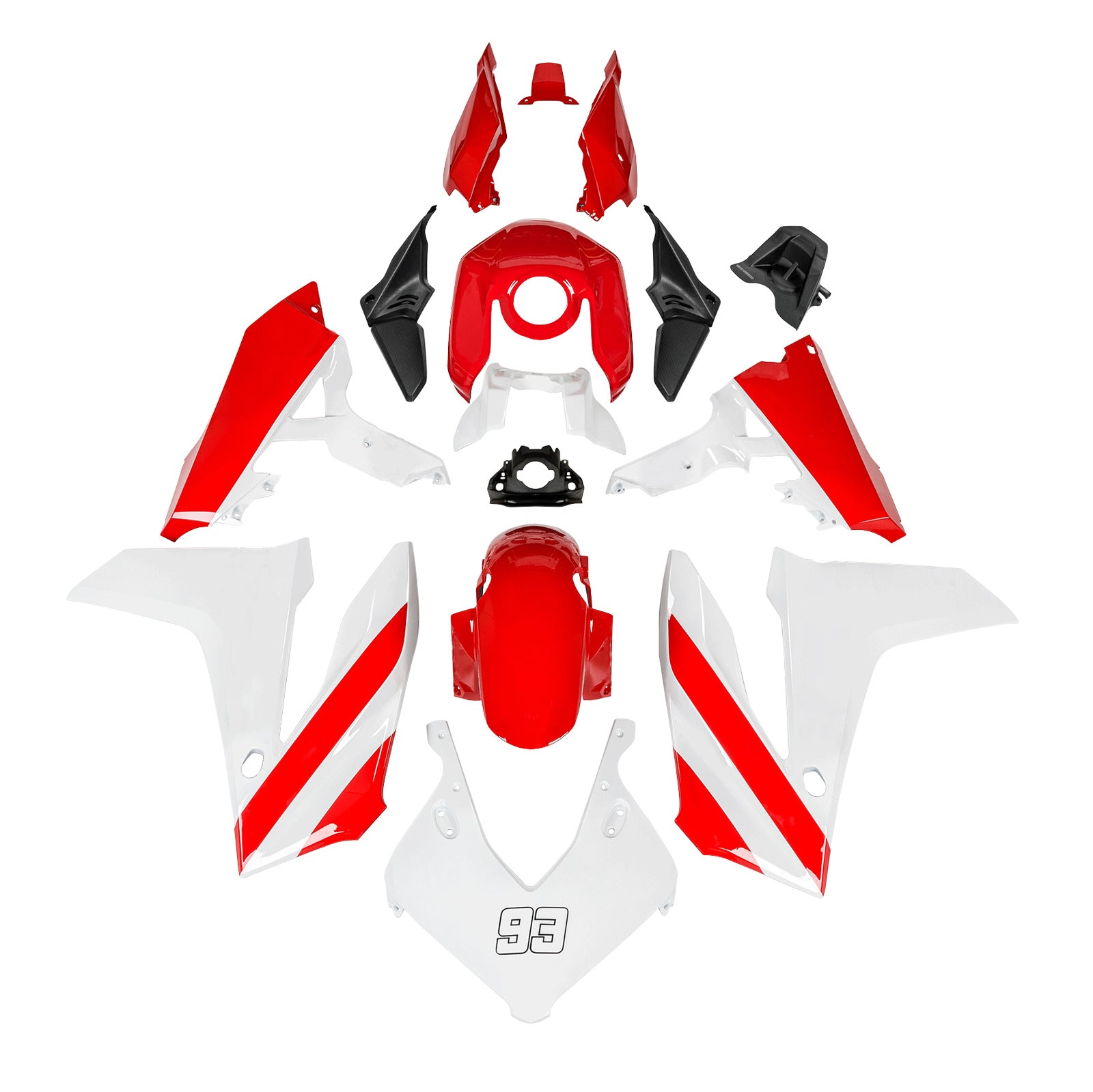 Injection ABS Plastic Bodywork Fairing Kit for Honda CBR650R 2024-2025 02#