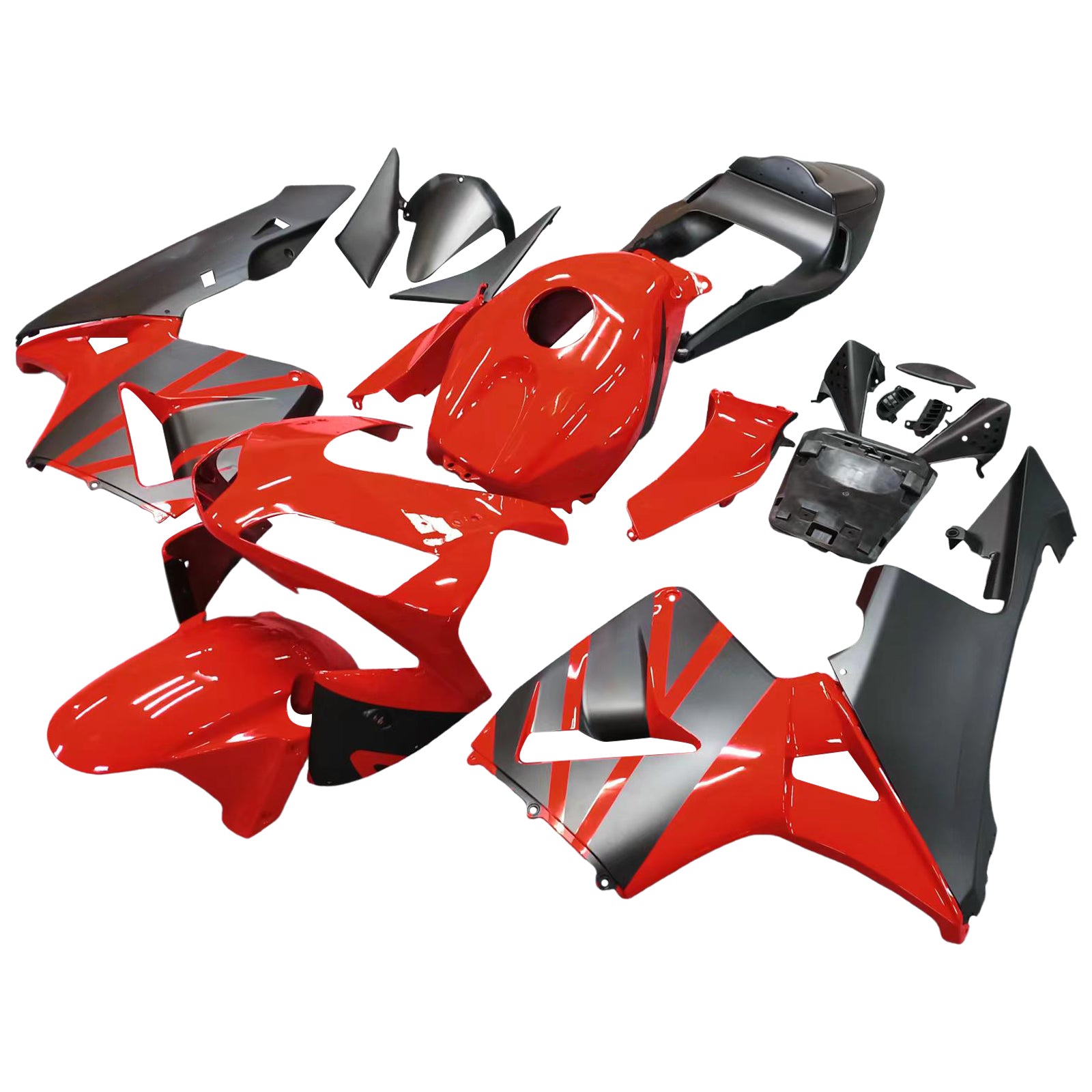 Fairings 2003-2004 Honda CBR 600 RR Red & Black Honda Generic