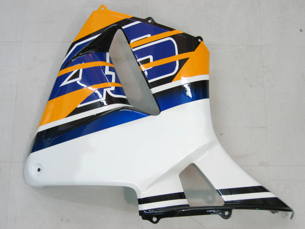 Fairings 2003-2004 Honda CBR 600 RR Yellow & Blue No.46 N. Azzurro Generic