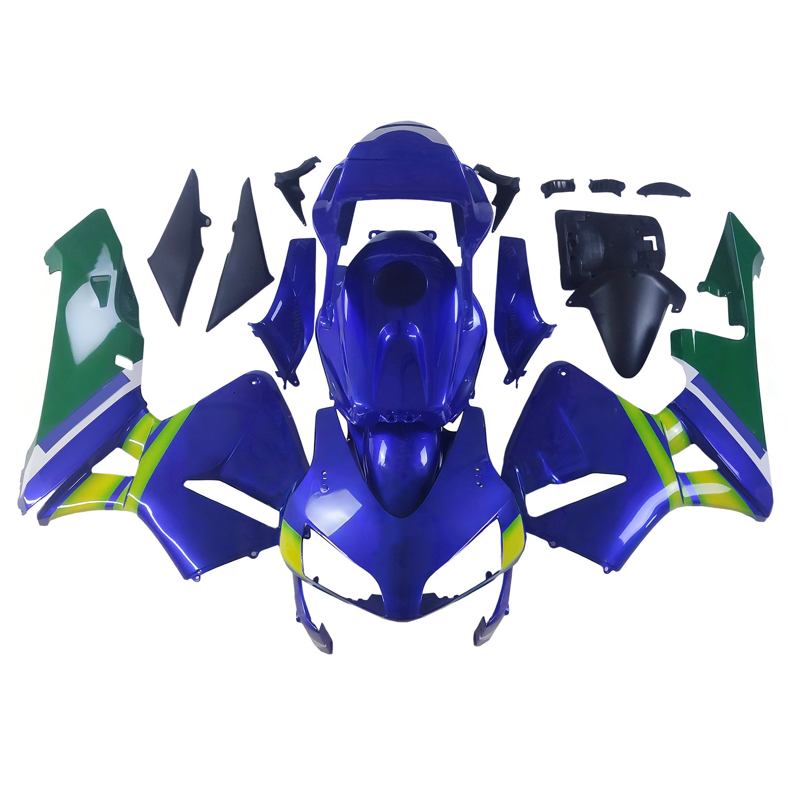 Fairings 2003-2004 Honda CBR 600 RR Blue & Green Movistar Generic