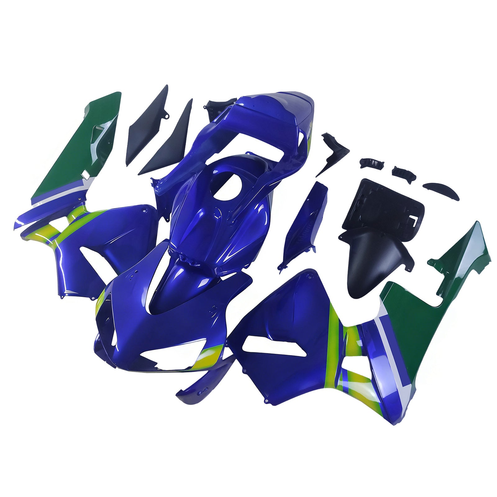 Fairings 2003-2004 Honda CBR 600 RR Blue & Green Movistar Generic