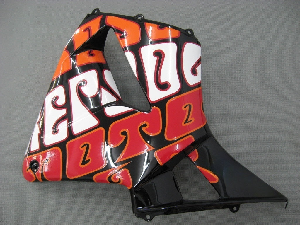 페어링 2003-2004 혼다 CBR 600 RR 옐로우 블랙 발렌티노 로시 레프솔 모토 제네릭