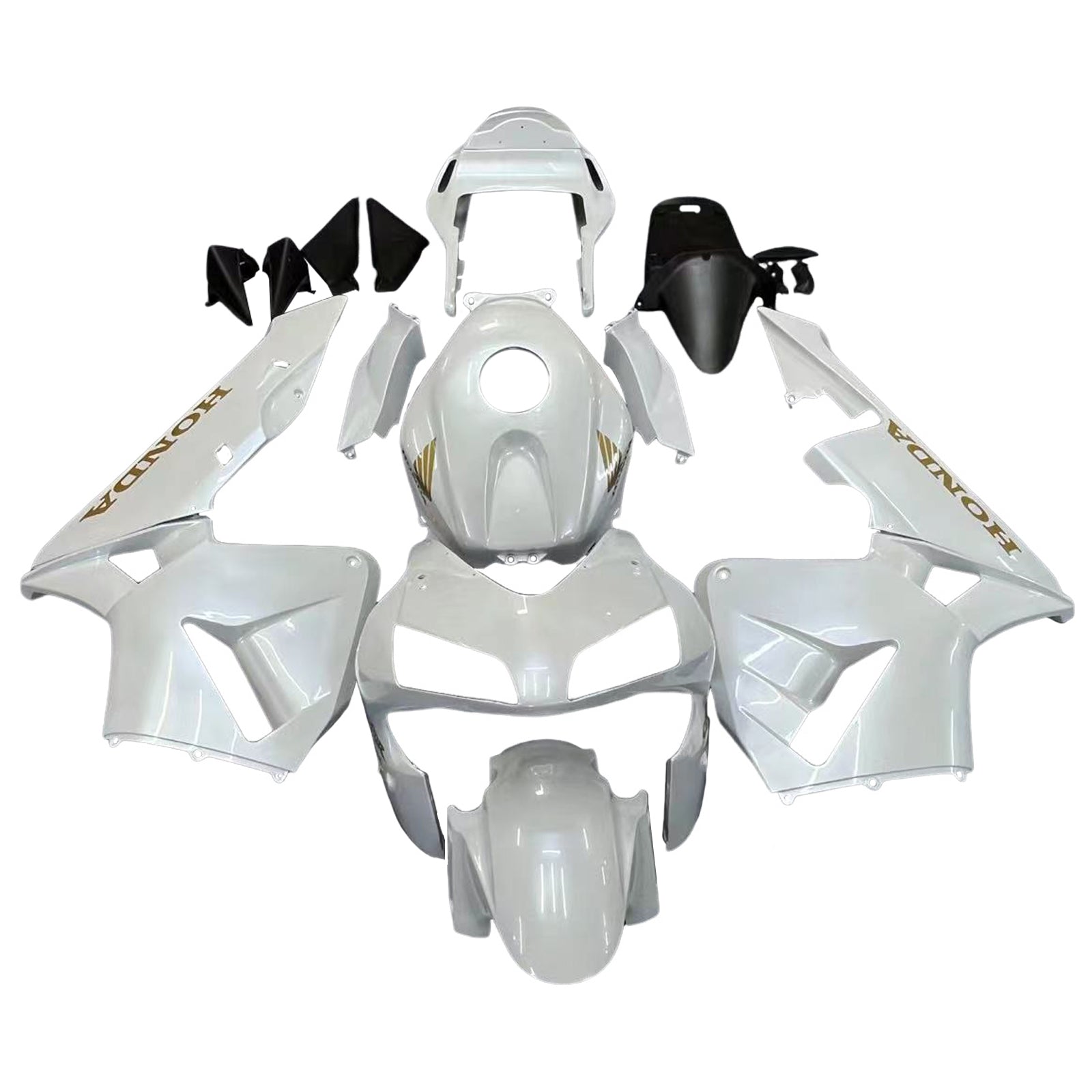 Fairings 2003-2004 Honda CBR 600 RR Metallic White Honda Generic