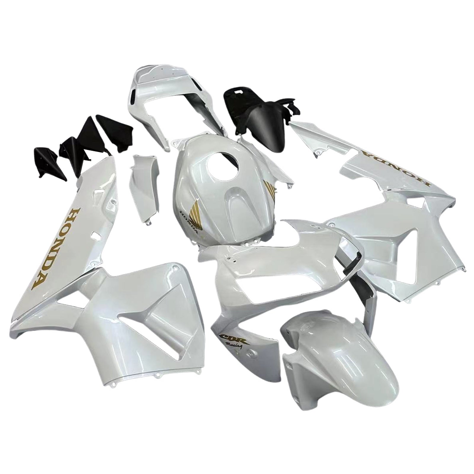 Fairings 2003-2004 Honda CBR 600 RR Metallic White Honda Generic