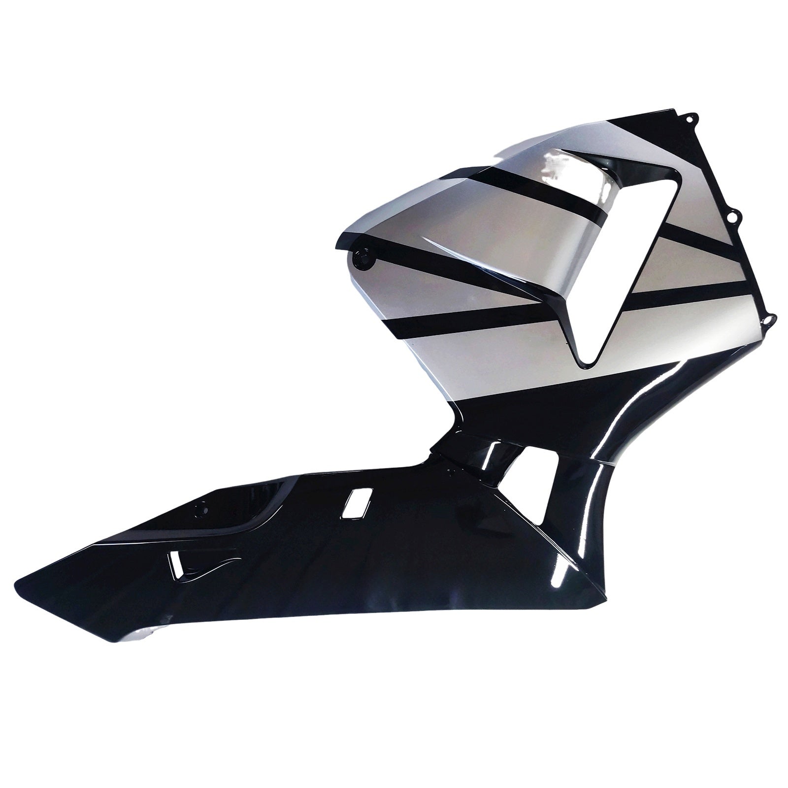 Fairings 2003-2004 Honda CBR 600 RR Black & Silver CBR Racing Generic