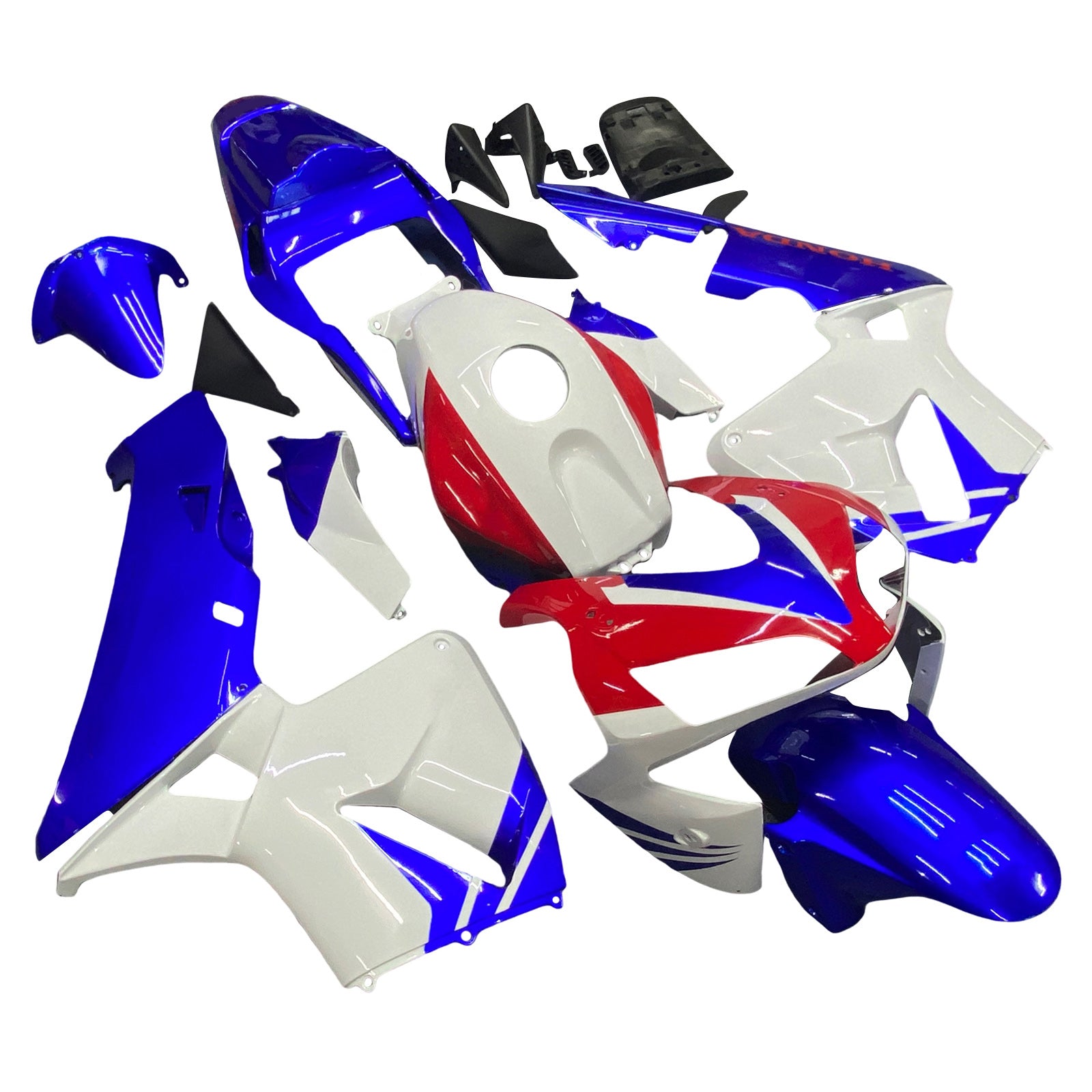 Fairings 2003-2004 Honda CBR 600 RR Red Whit Blue HRC Generic