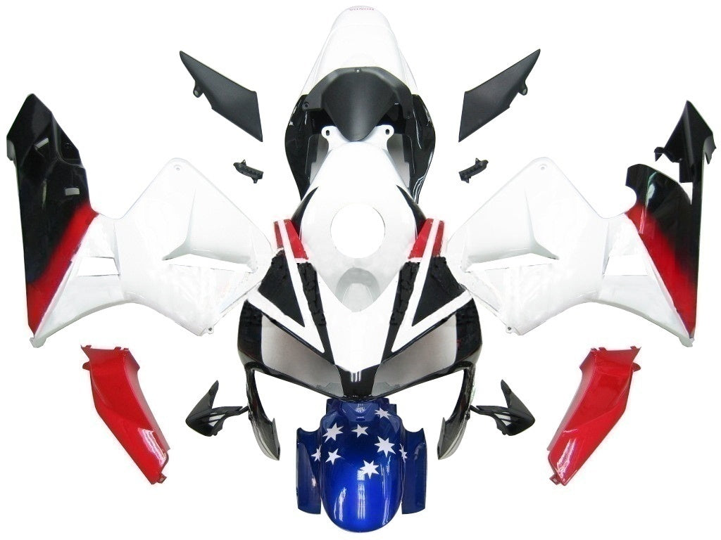 Fairings 2003-2004 Honda CBR 600 RR Multi-Color Flag Generic