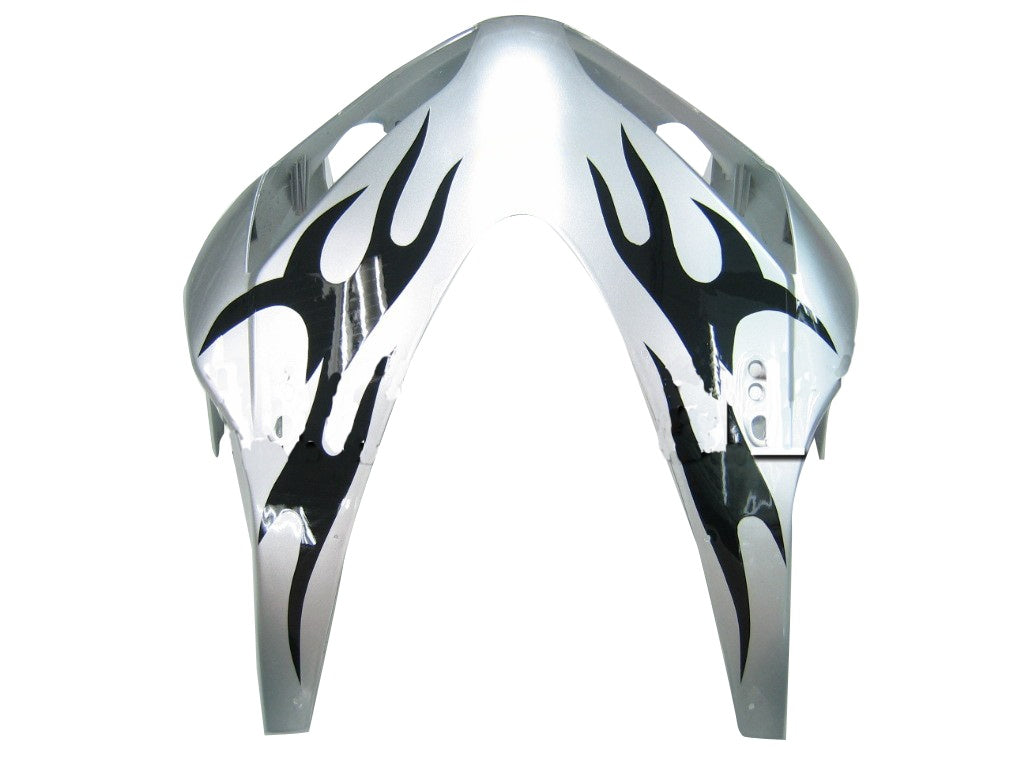 Fairings 2003-2004 Honda CBR 600 RR Silver & Black Tribal Tatoo Generic