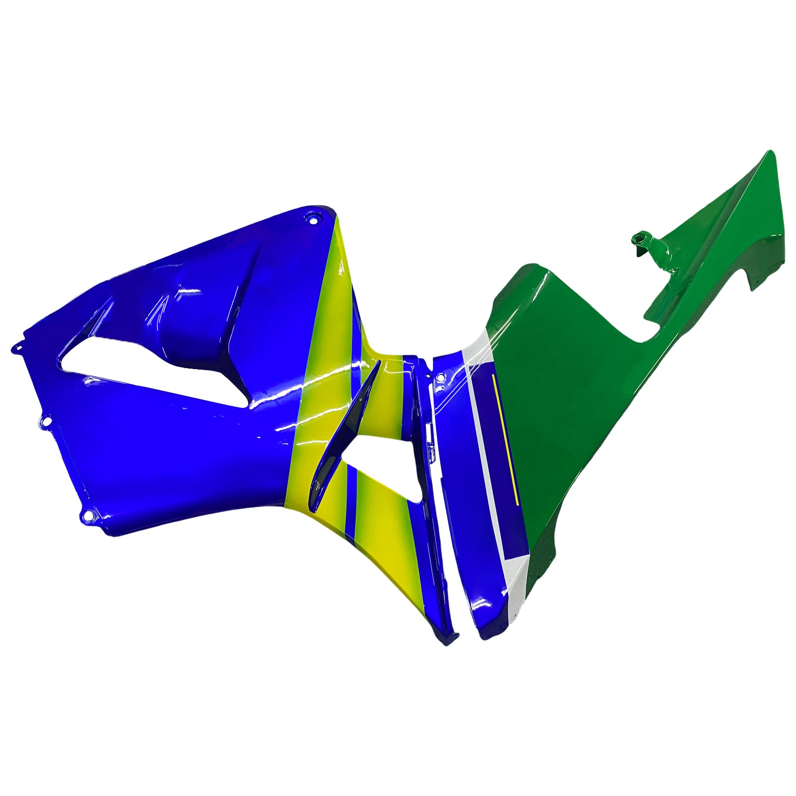 Fairings 2005-2006 Honda CBR 600 RR Blue & Green Movistar Generic
